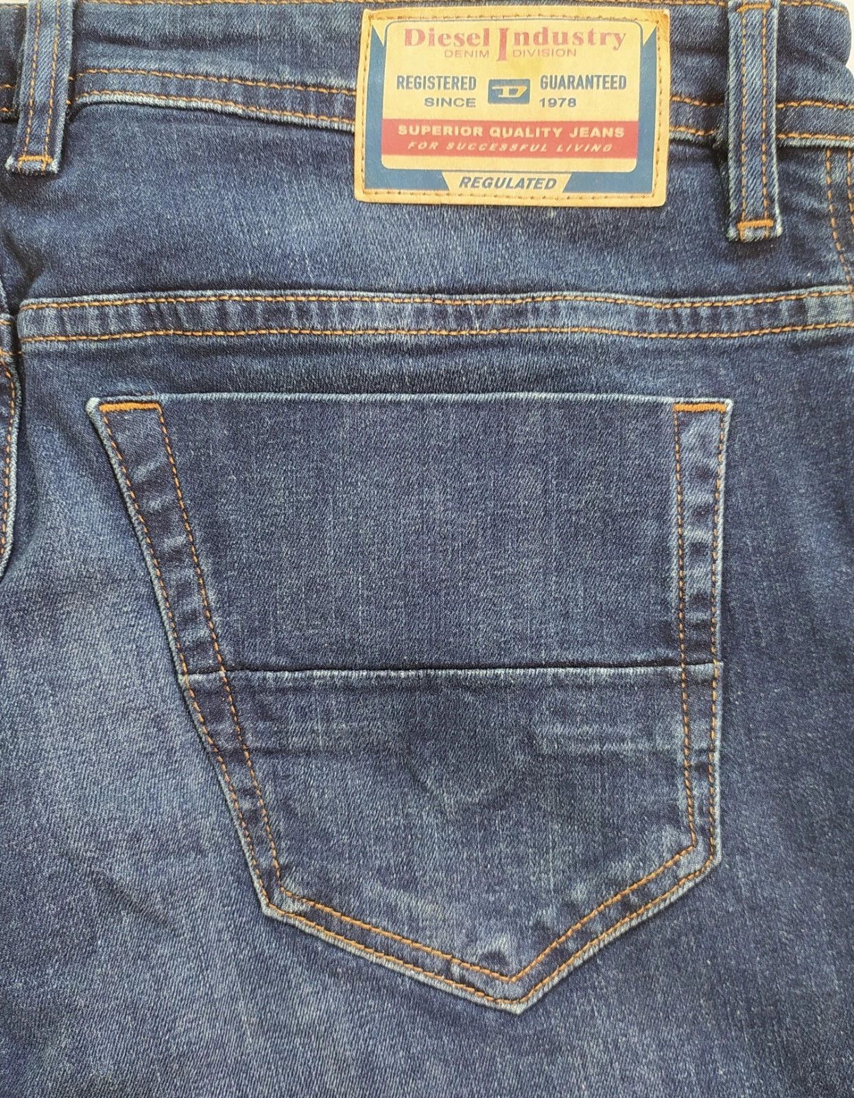 Diesel Diesel THOMMER-X-RM049 Men's Jean WORLDWIDE SHIPPING T 9977 Size US 34 / EU 50 - 8 Thumbnail