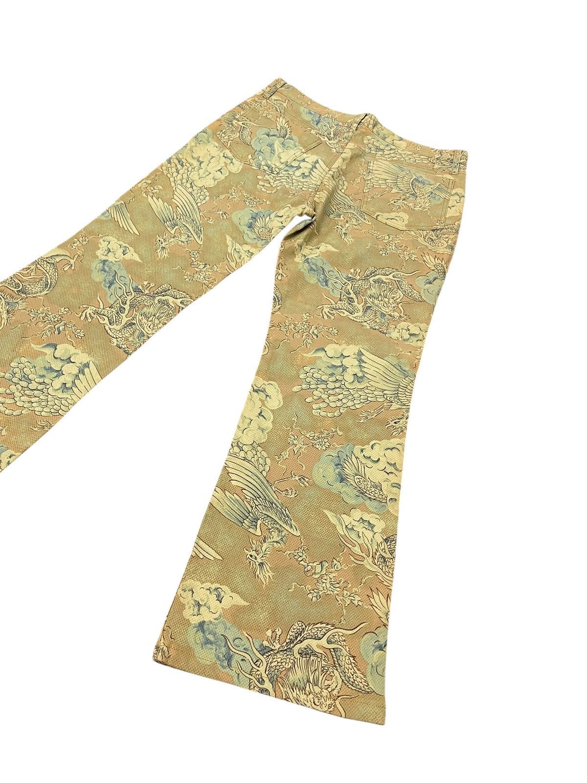 Japanese Brand Flare Jeans Men’s Batsu Fullprinted Dragons Boot Cut 4🟦0 Size US 32 / EU 48 - 13 Thumbnail