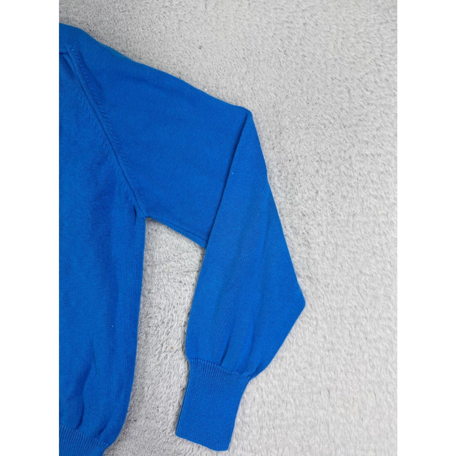 Titleist VINTAGE Titleist Hoodie Men Adult Large Blue V-Neck Cotton Knit Logo US Made Pinetop AZ Golf Shirt Size US M / EU 48-50 / 2 - 2 Thumbnail