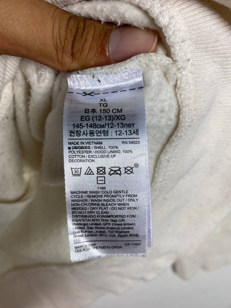 Gap gap japanese brands hoody very nice design Size S / US 4 / IT 40 - 5 Thumbnail