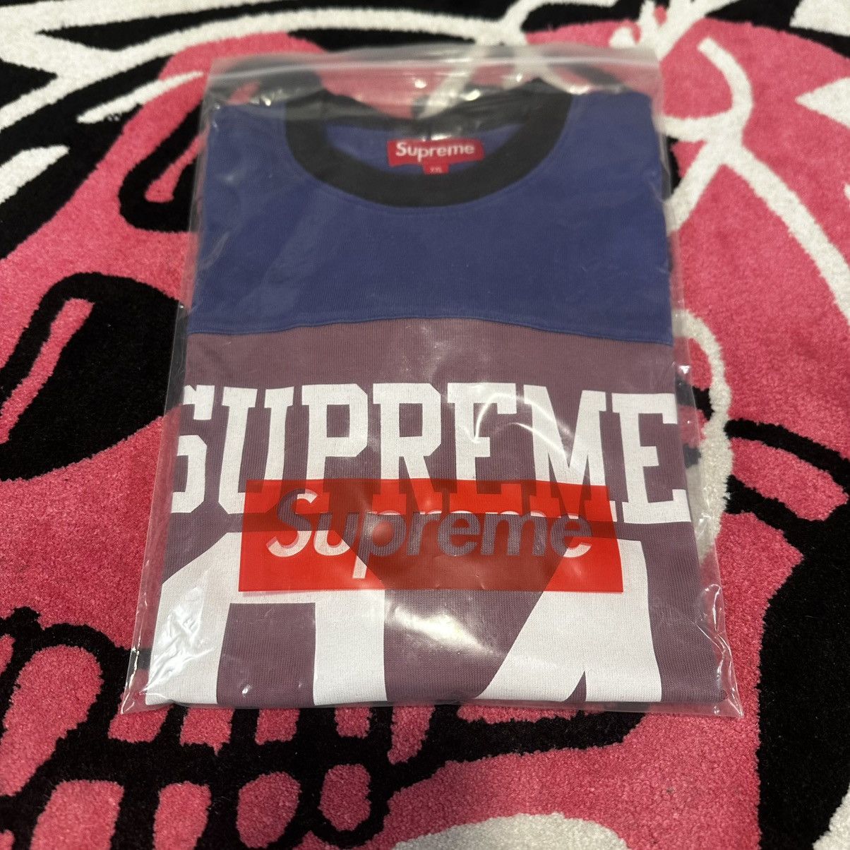Supreme Supreme Split S/S Football Top Purple | Grailed Supreme Supreme Split S/S Football Top Purple | Grailed