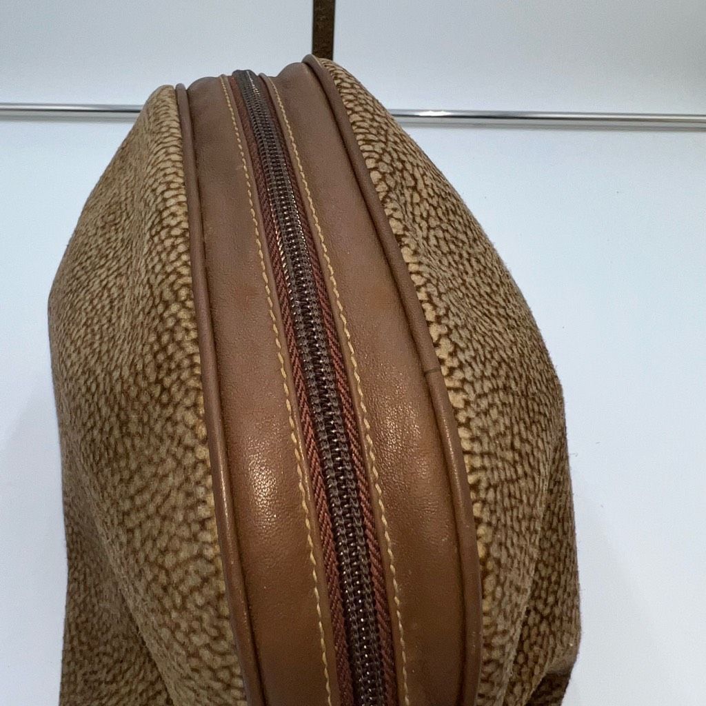 Other BORBONESE Pouch Redwall Quail Pattern Suede x Leather Size ONE SIZE - 5 Thumbnail