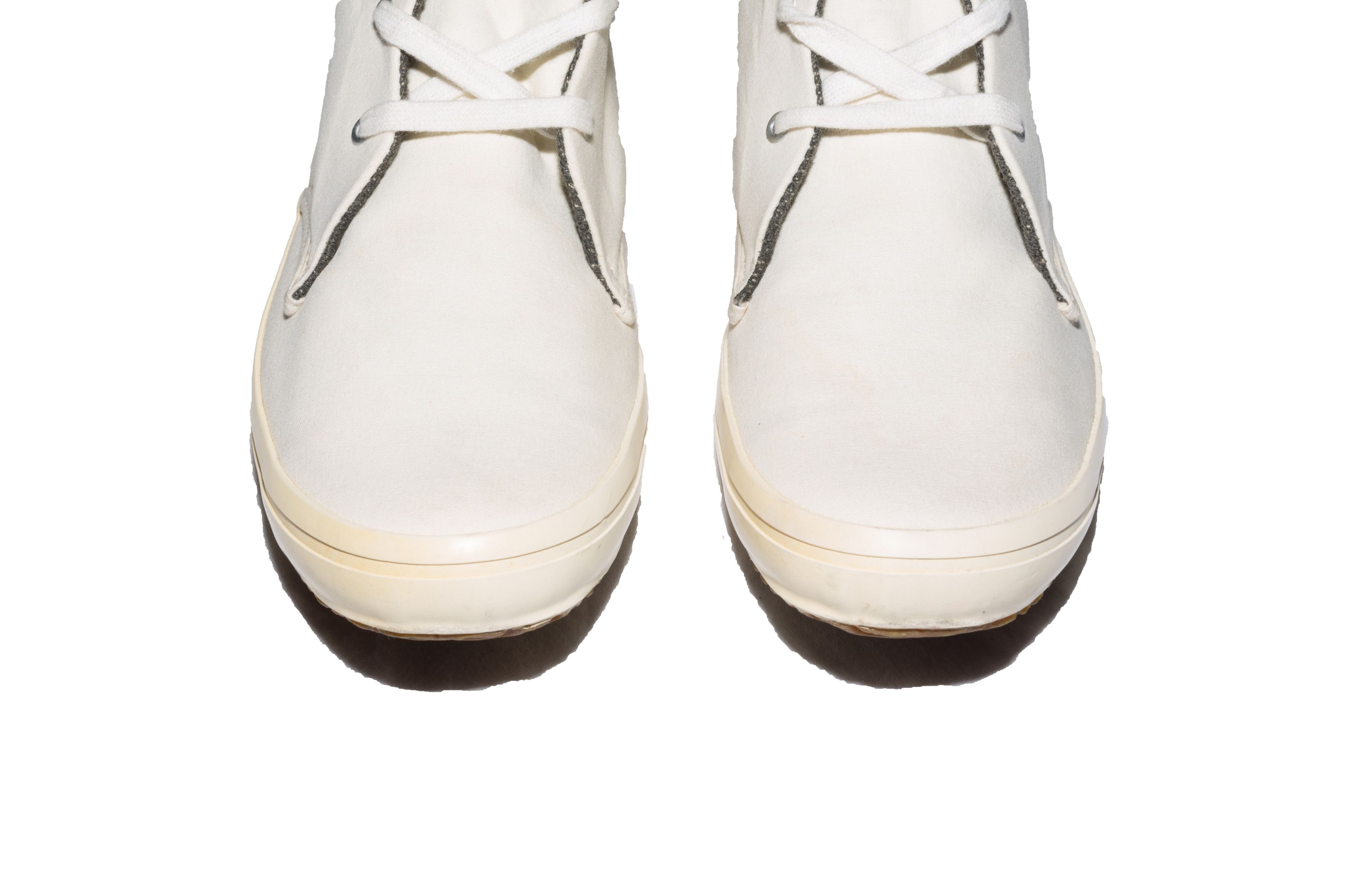 Issey Miyake ANKLE CHUKKA CANVAS LACE UP BOOTS Size US 5 / IT 35 - 3 Thumbnail