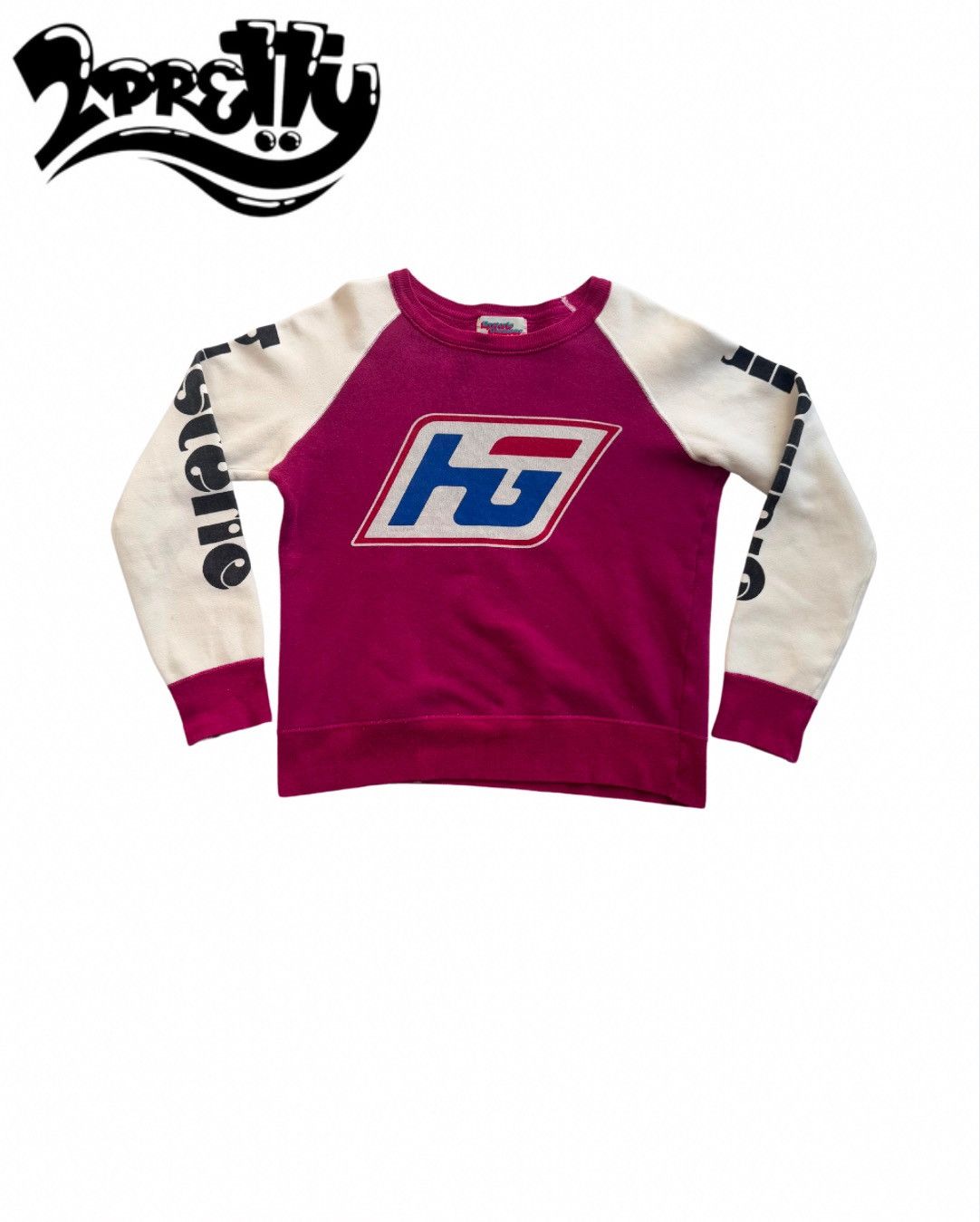 Hysteric Glamour 90s Hysteric glamour maroon crew neck Size XS / US 0-2 / IT 36-38 - 1 Thumbnail