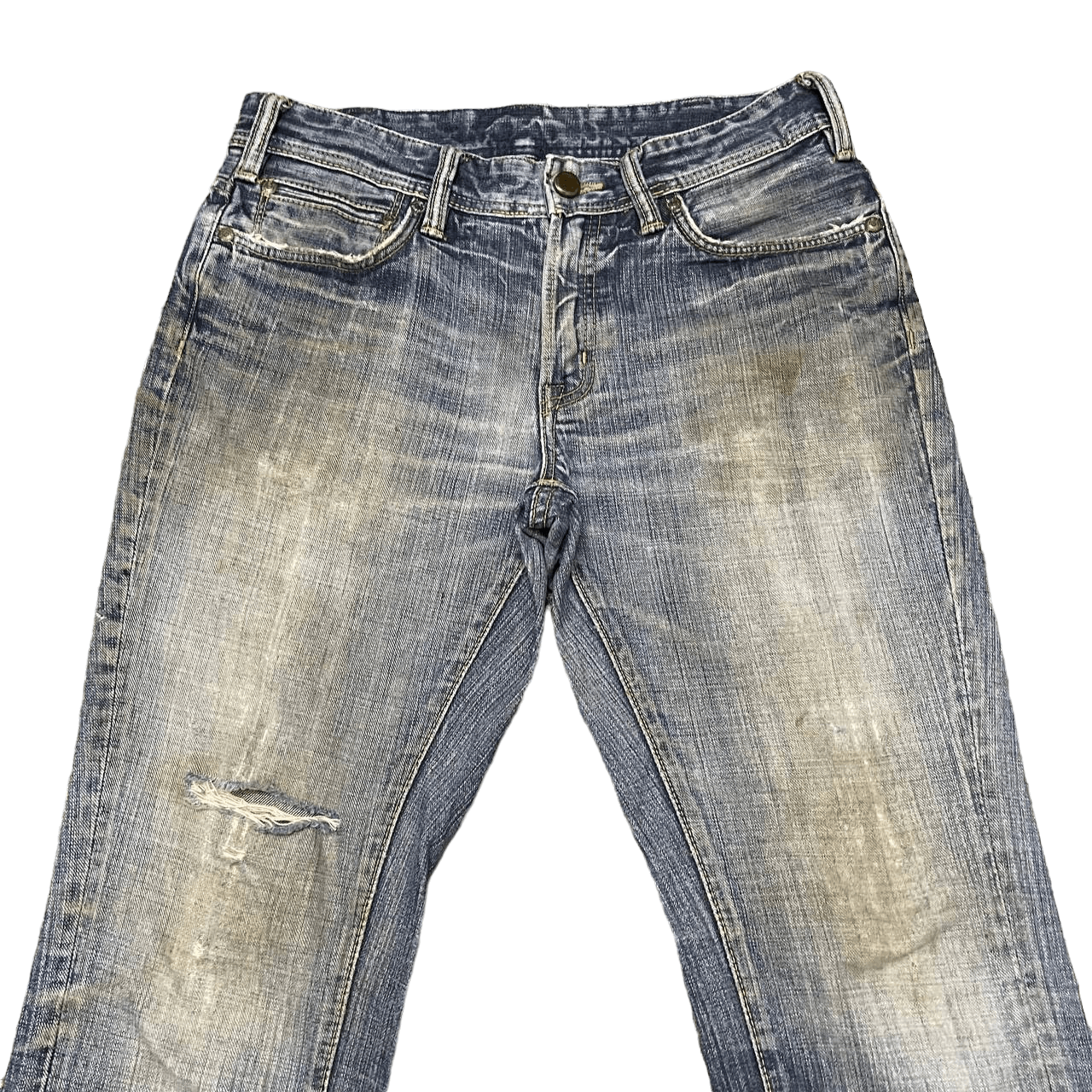 Big John 🔥Flare🔥 Vintage Big John Denim Jeans Size US 32 / EU 48 - 2 Thumbnail