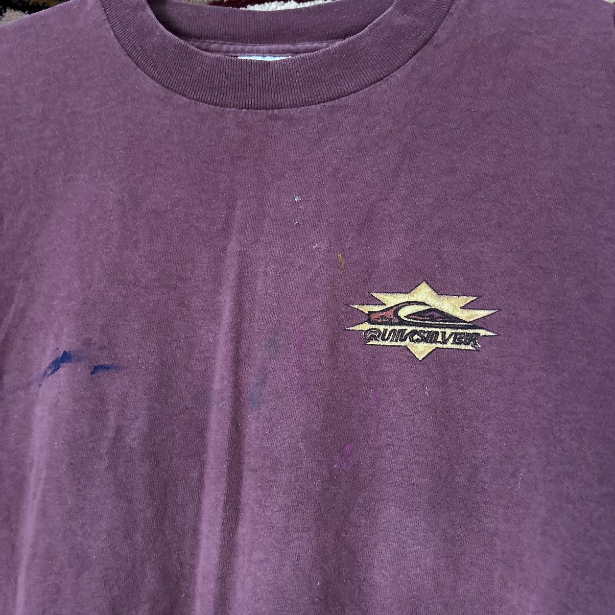 Quicksilver Grail Vintage Single Stitch Sun Faded Quiksilver Graphic Tee Size US L / EU 52-54 / 3 - 10 Thumbnail