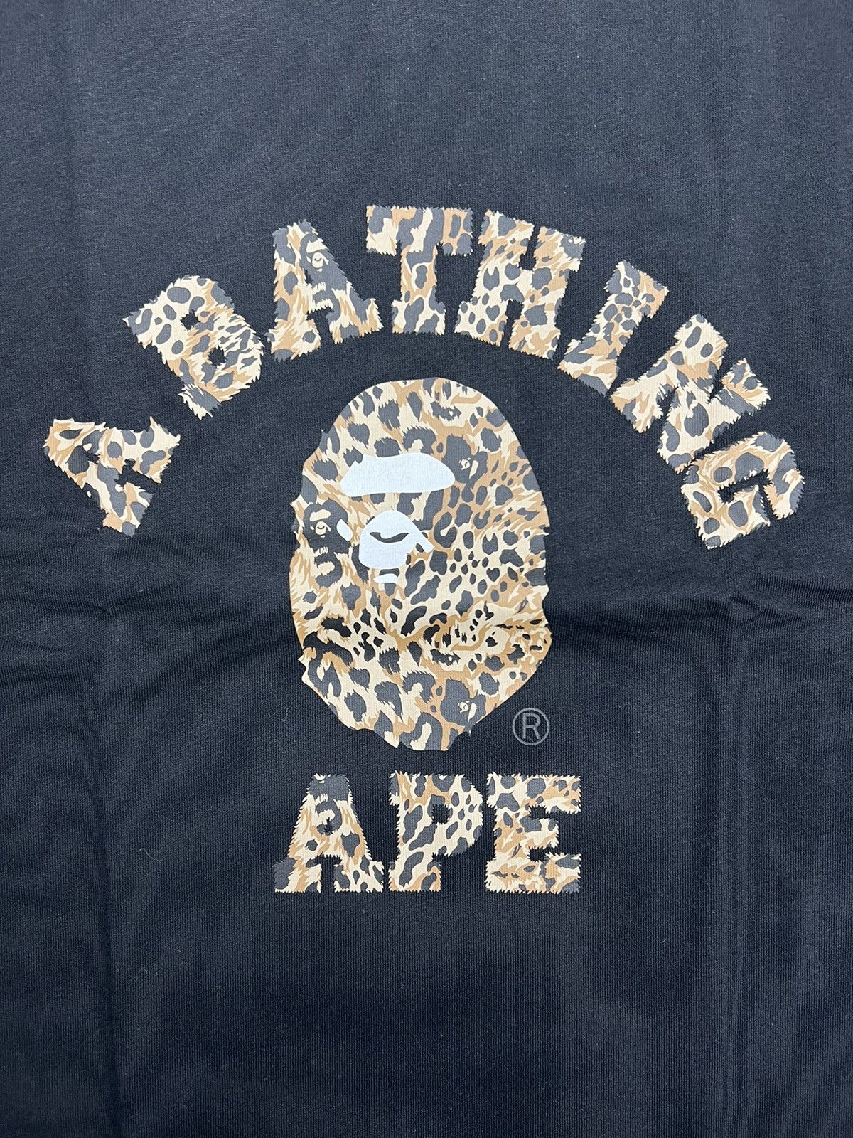 Bape Bape Wild Leopard College T-Shirt (3XL) Size US XXL / EU 58 / 5 - 2 Thumbnail