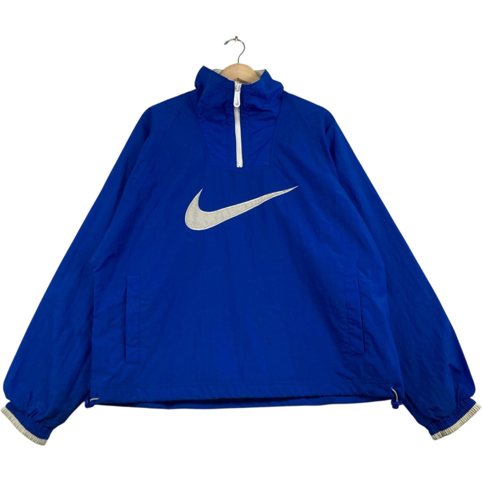 Nike Vintage Nike Chest Swoosh 1/4 Zip Light Jacket M Size US M / EU 48-50 / 2 - 1 Thumbnail