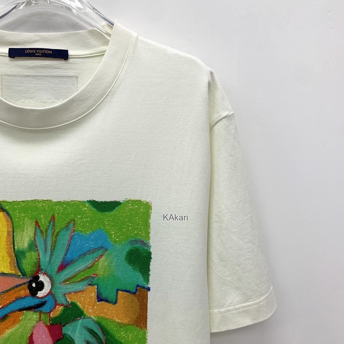 Louis Vuitton White Short-Sleeve Graphic T-Shirt Size US L / EU 52-54 / 3 - 3 Thumbnail