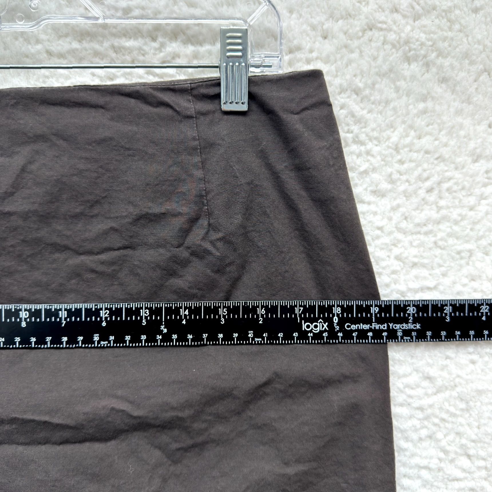 VINTAGE Gap Y2K Mini Skirt 12 30 Large Brown Office Boho Grunge Corpcore Wear to Work Womens