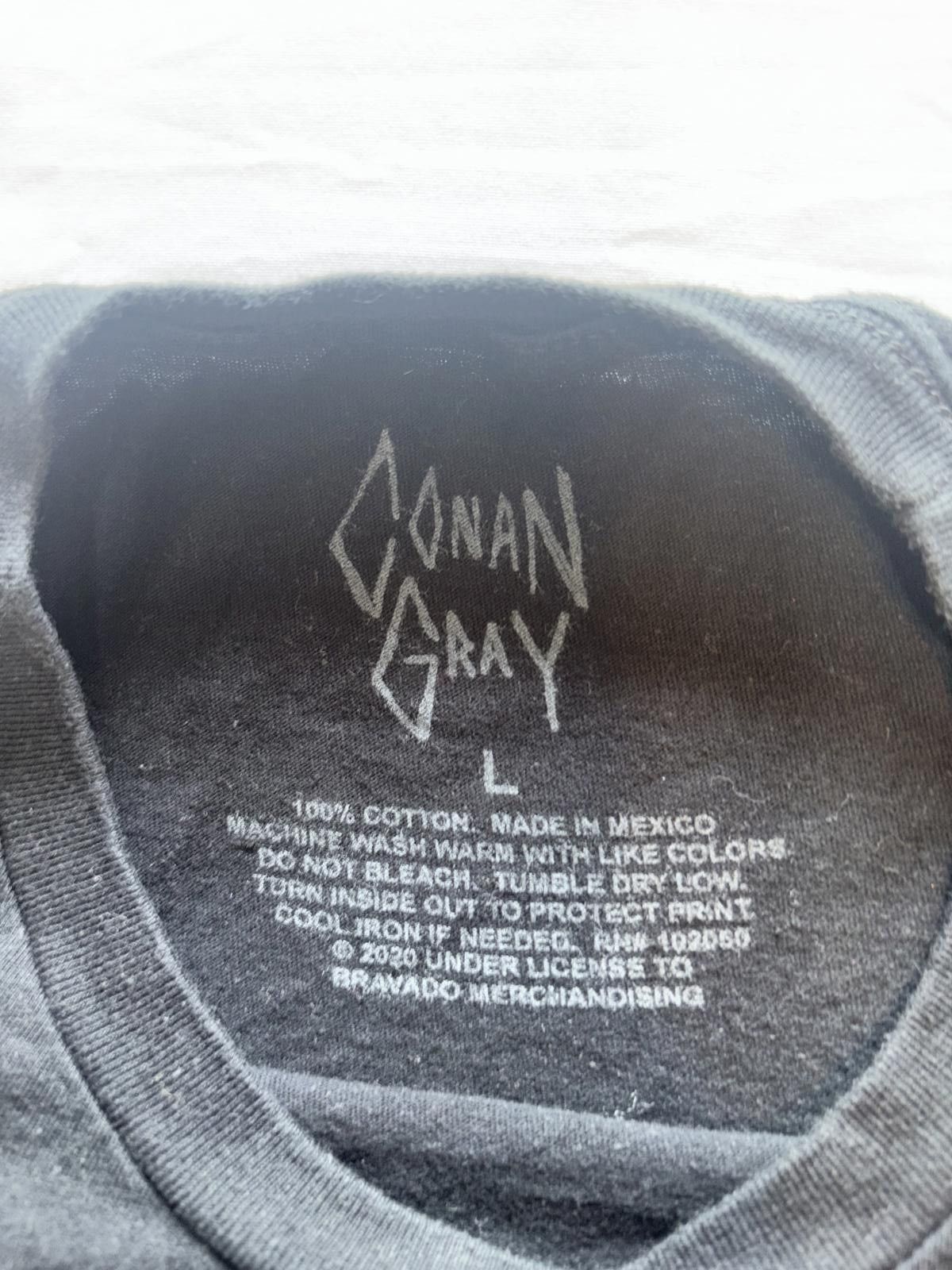 Bravado Classic Conan Gray Graphic T-Shirt - Dark Color Design Size US L / EU 52-54 / 3 - 4 Thumbnail