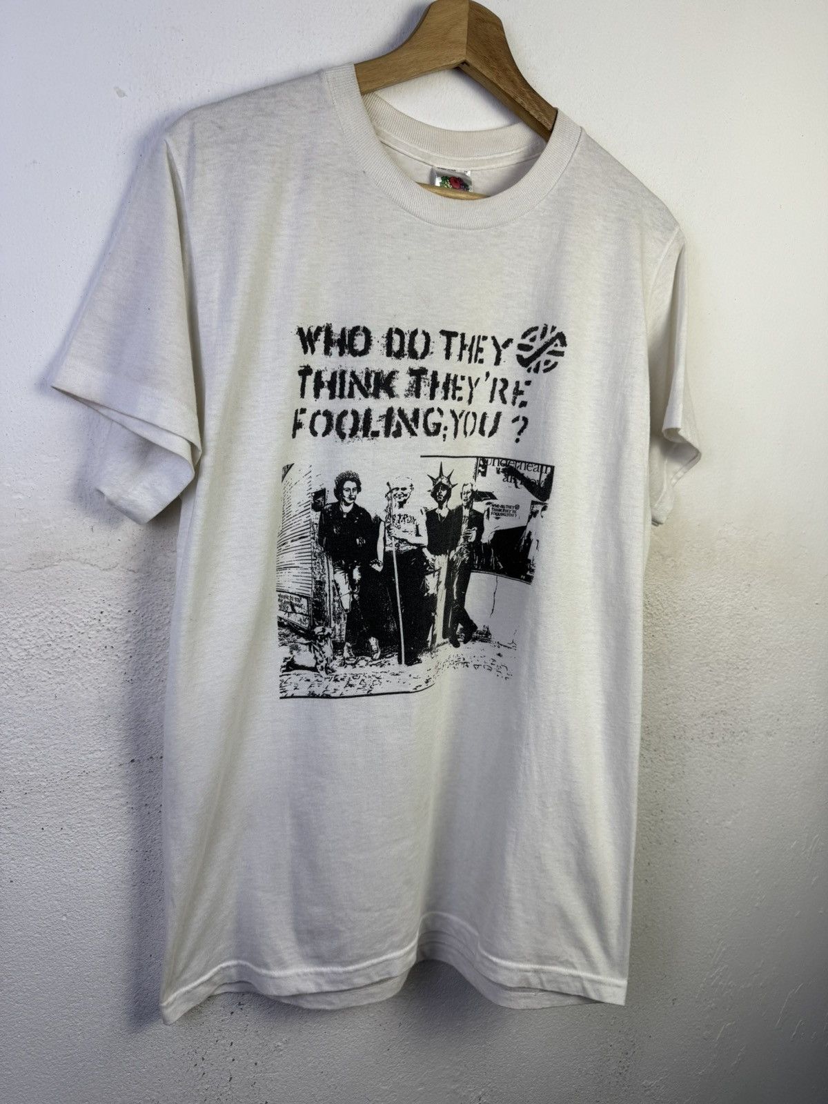 Band Tees Vintage Crass Punk Rock Who Do TheyThink They’re Fooling You Size US M / EU 48-50 / 2 - 2 Thumbnail