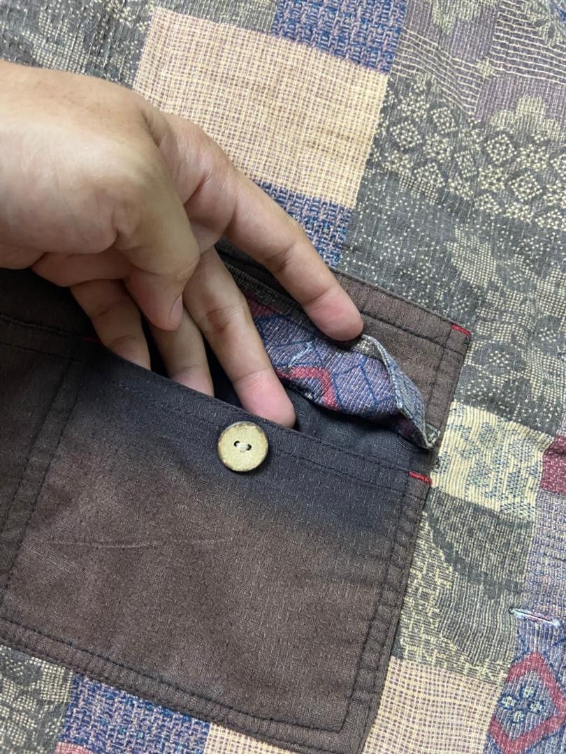 Japanese Brand Apricot Talking Brand Ethnic Patchwork Vest (187) Size M / US 6-8 / IT 42-44 - 9 Thumbnail