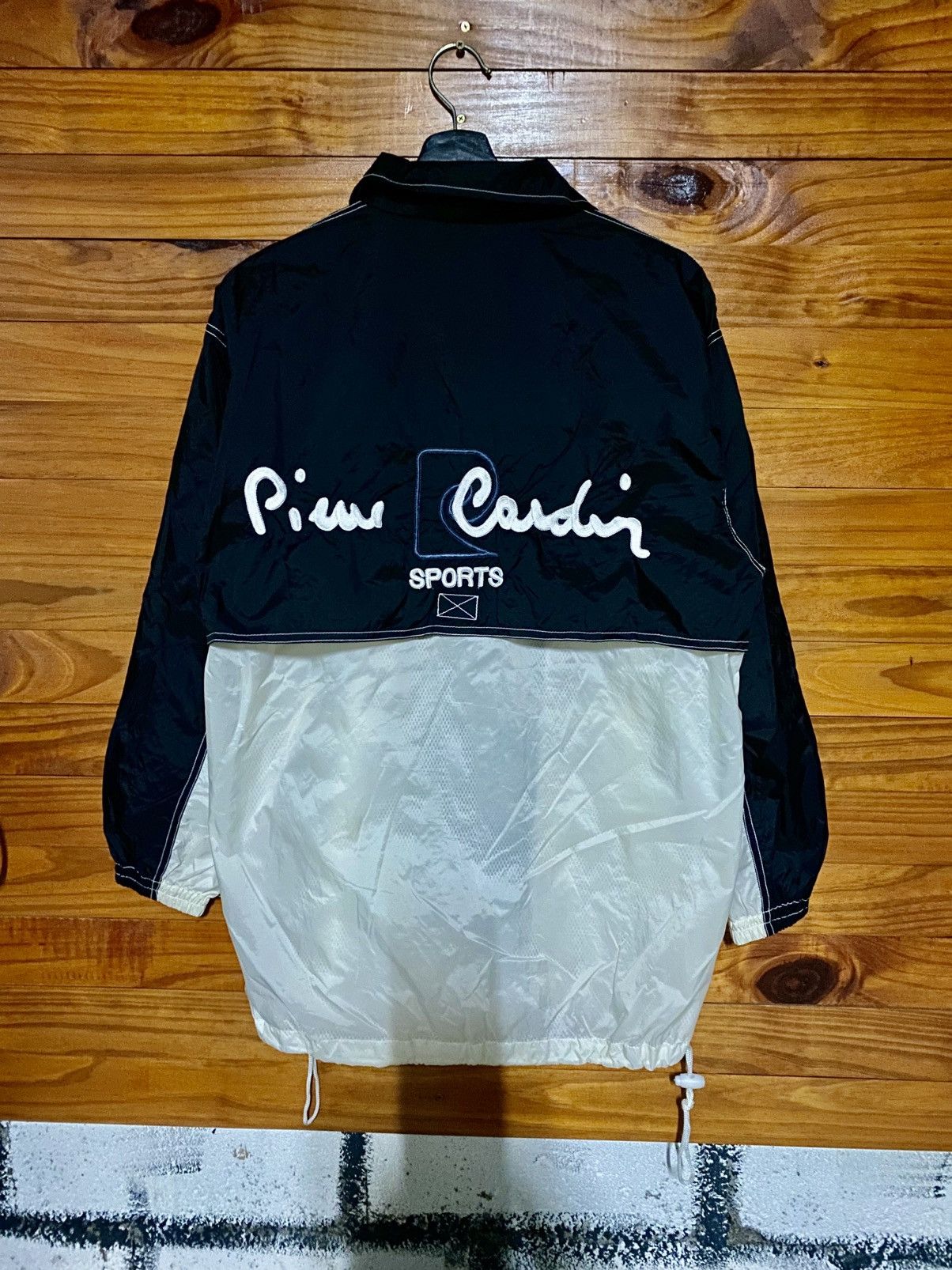 Pierre Cardin Vintage Pierre Cardin Sports 2Tone Nylon Windbreaker Jacket Size US M / EU 48-50 / 2 - 11 Thumbnail