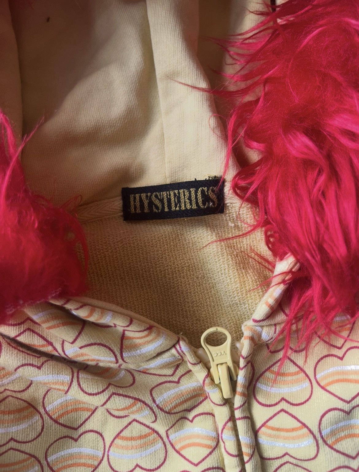 Hysteric Glamour Hysteric Glamour Y2K faux fur hysteric logo full zip hoodie Size US XS / EU 42 / 0 - 2 Thumbnail