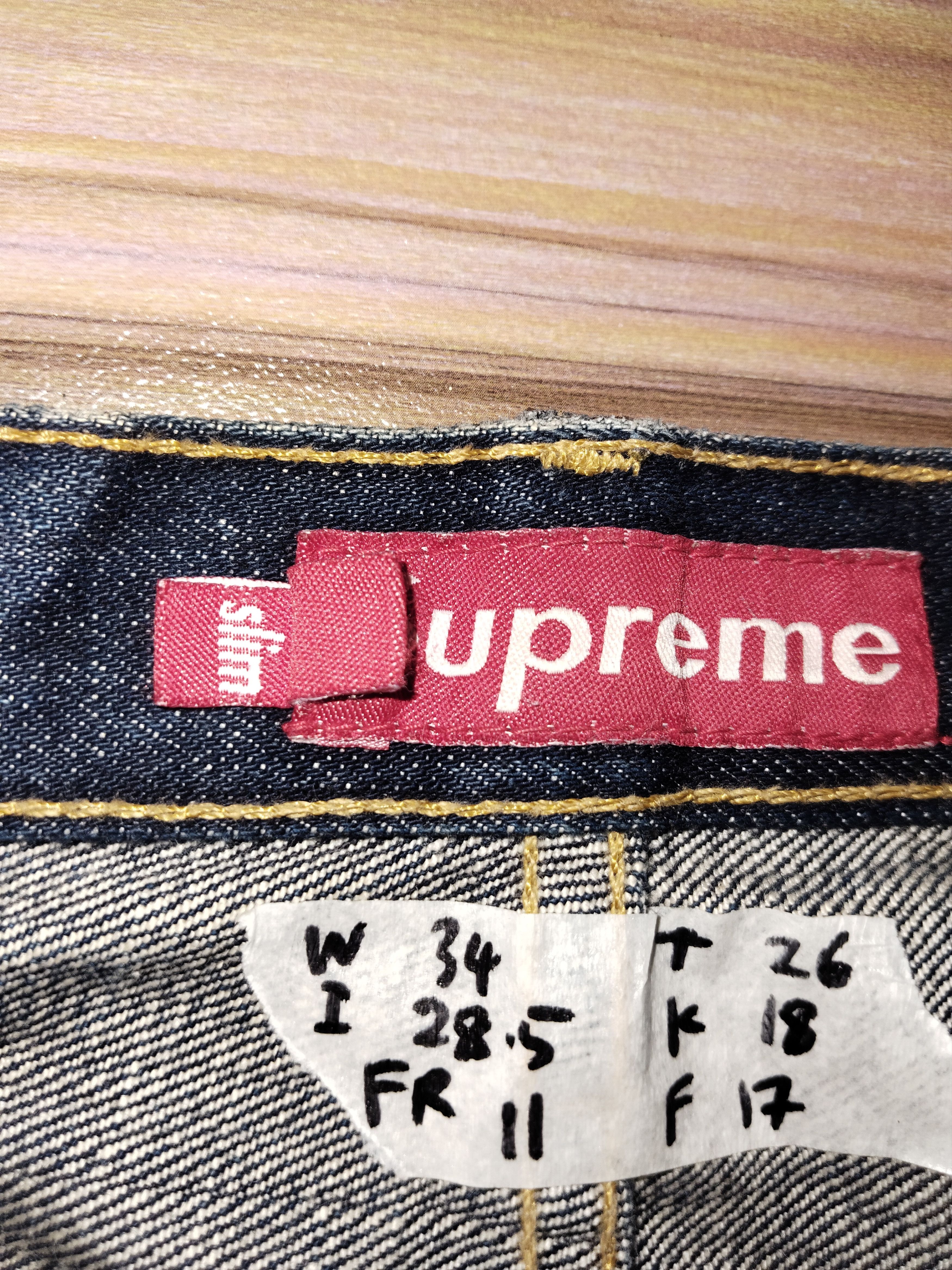 Supreme SUPREME SELVEDGE Jeans Size US 32 / EU 48 - 6 Thumbnail