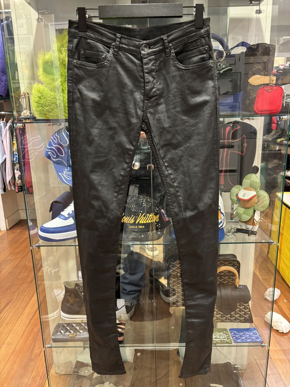 Rick Owens Detroit Cut 2013 Waxed Jean