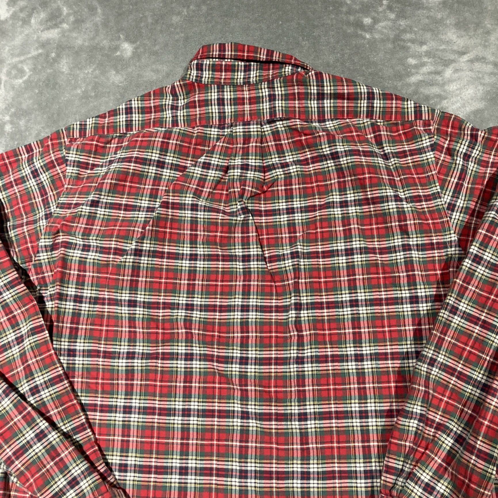 Ralph Lauren Ralph Lauren Custom Fit Shirt Mens XL Long Sleeve Button-Down Embroidered Plaid Size US XL / EU 56 / 4 - 7 Thumbnail