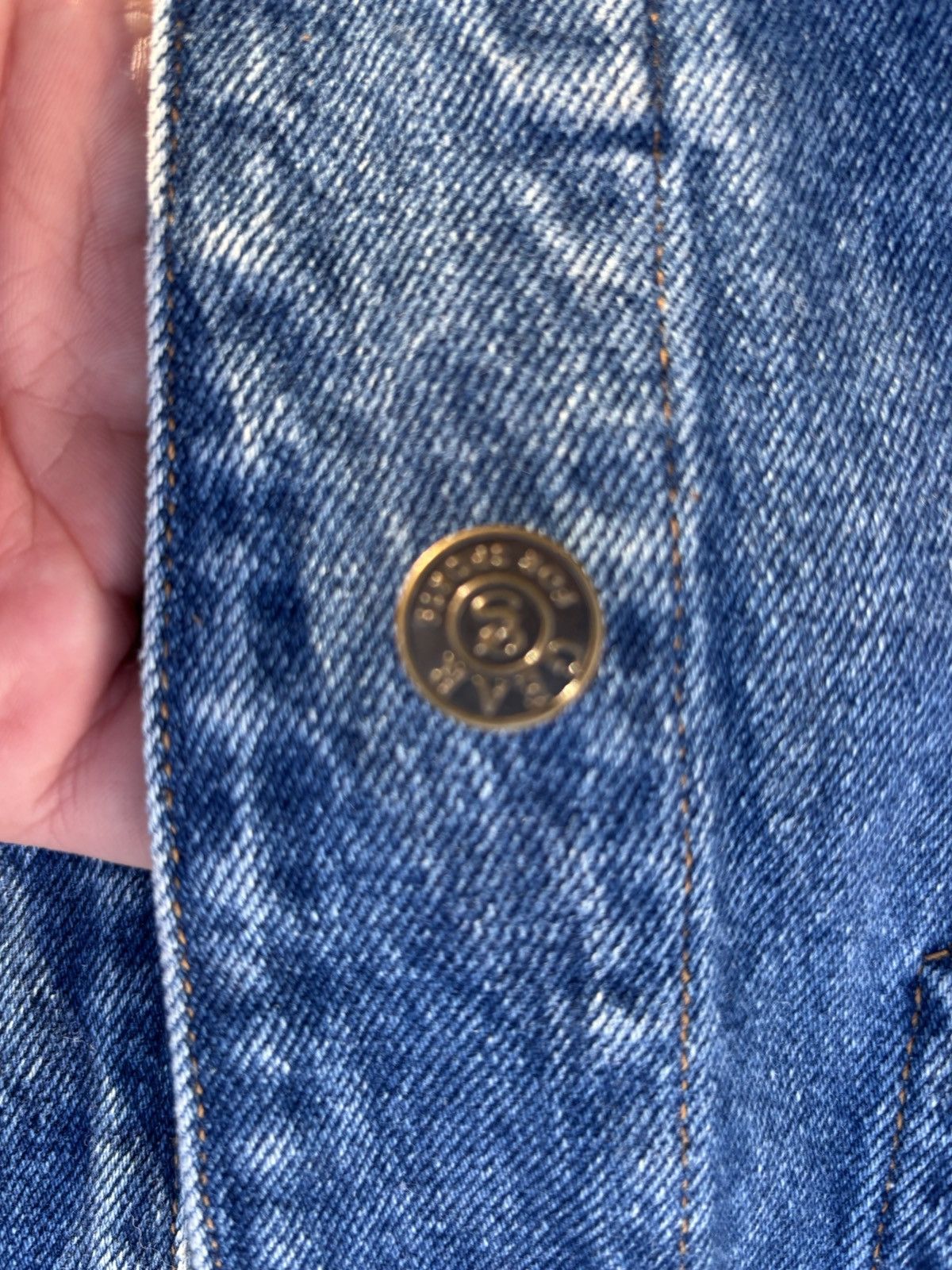 Disney × Vintage Vintage 1998 Disney Animal Kingdom Opening Crew Denim Jacket Size US S / EU 44-46 / 1 - 4 Thumbnail