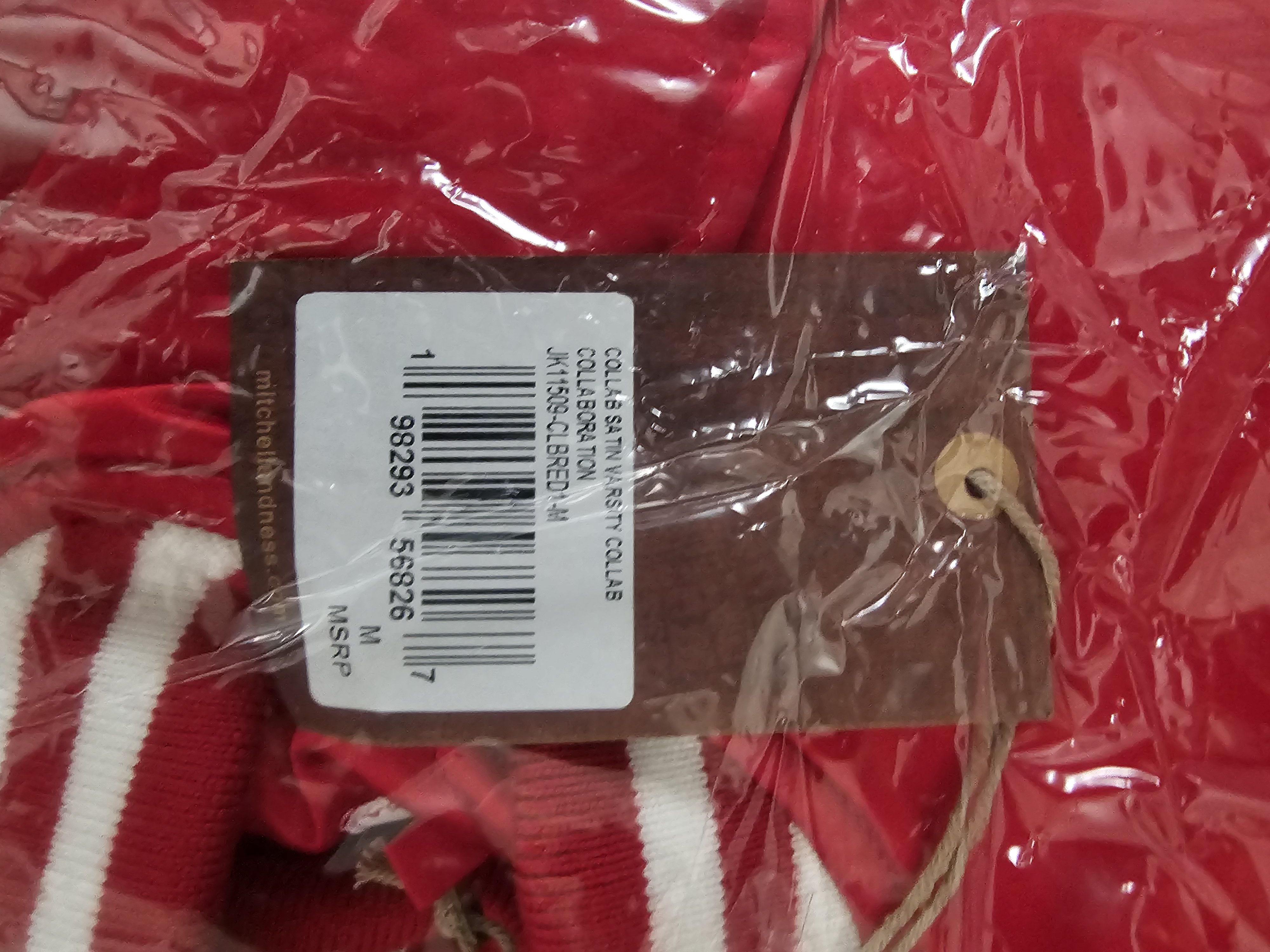 Supreme Supreme Red Satin Mitchell & Ness Varsity Jacket FW24 Size US S / EU 44-46 / 1 - 5 Thumbnail