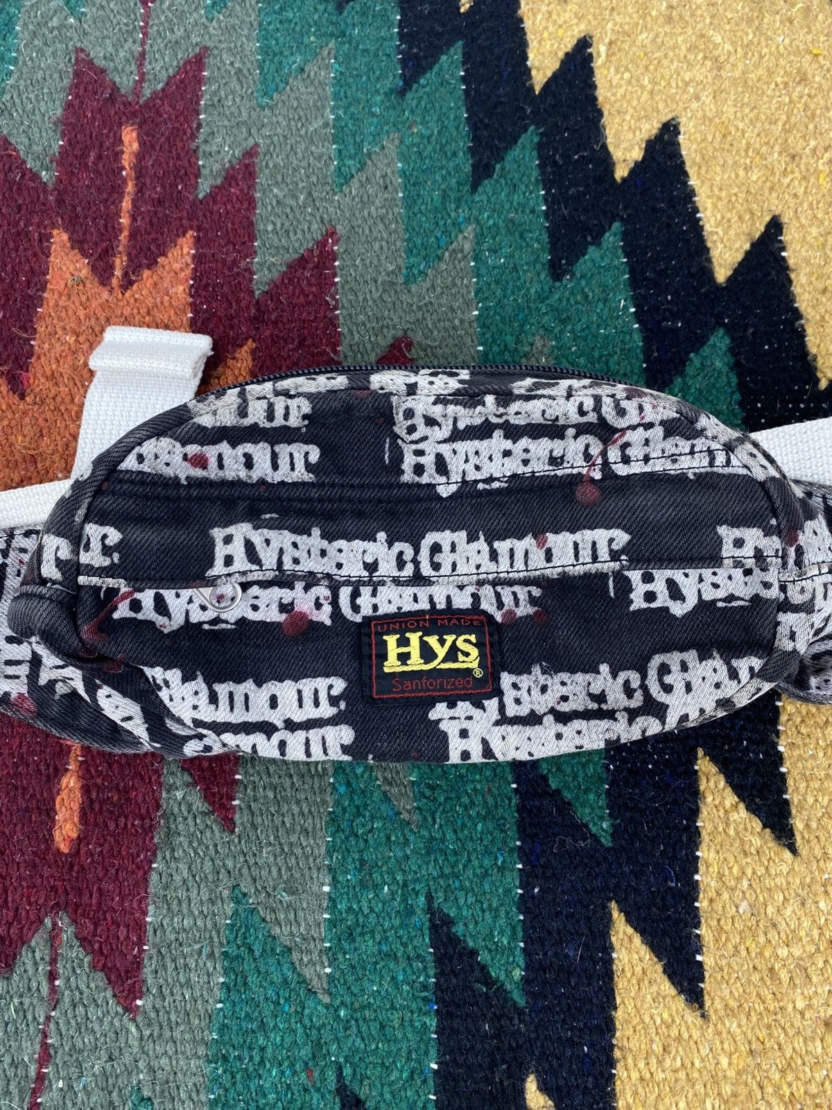 Hysteric Glamour 2000's Hysteric Glamour Script Cotton Waist Bag Size ONE SIZE - 13 Thumbnail