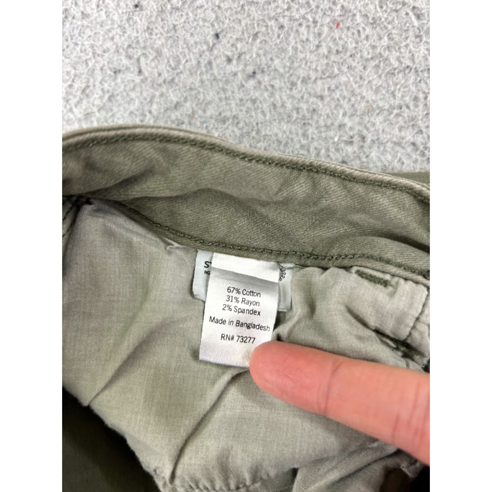 Vintage SO Jeans Women’s Jeans Crop Mid Rise 26x23 Green Denim Cotton Blend 11 Regular Mens Womens Boys Girls Size 32" / US 10 / IT 46 - 7 Thumbnail