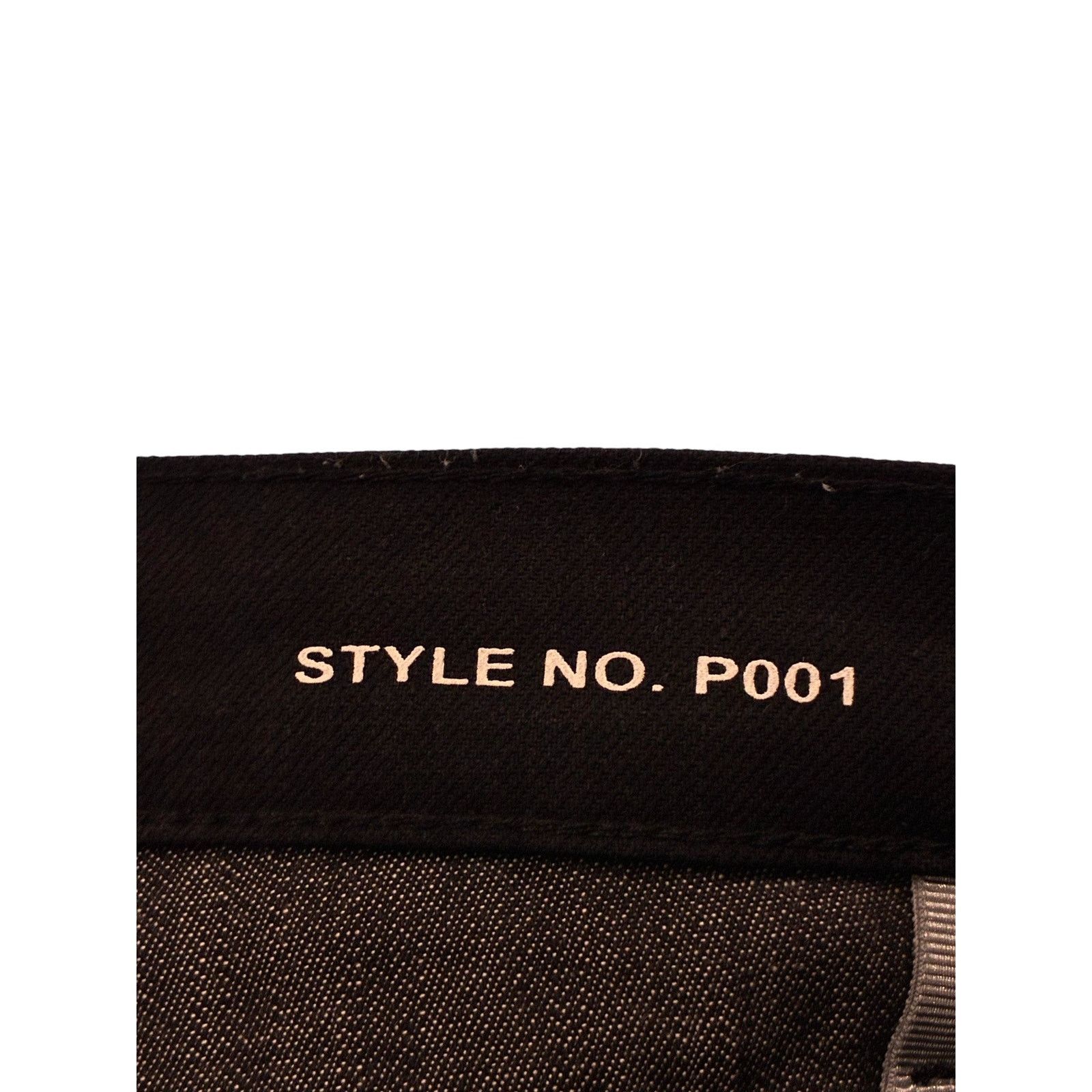 Purple Brand Purple Brand Black Plain Jeans Size US 31 - 3 Thumbnail