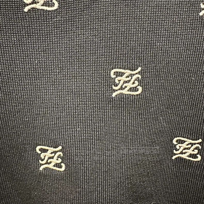 Fendi Fendi Double F Embroidered Knit Sweater, 3D Embroidery, Co Size XXS / US 00 / IT 34 - 4 Thumbnail