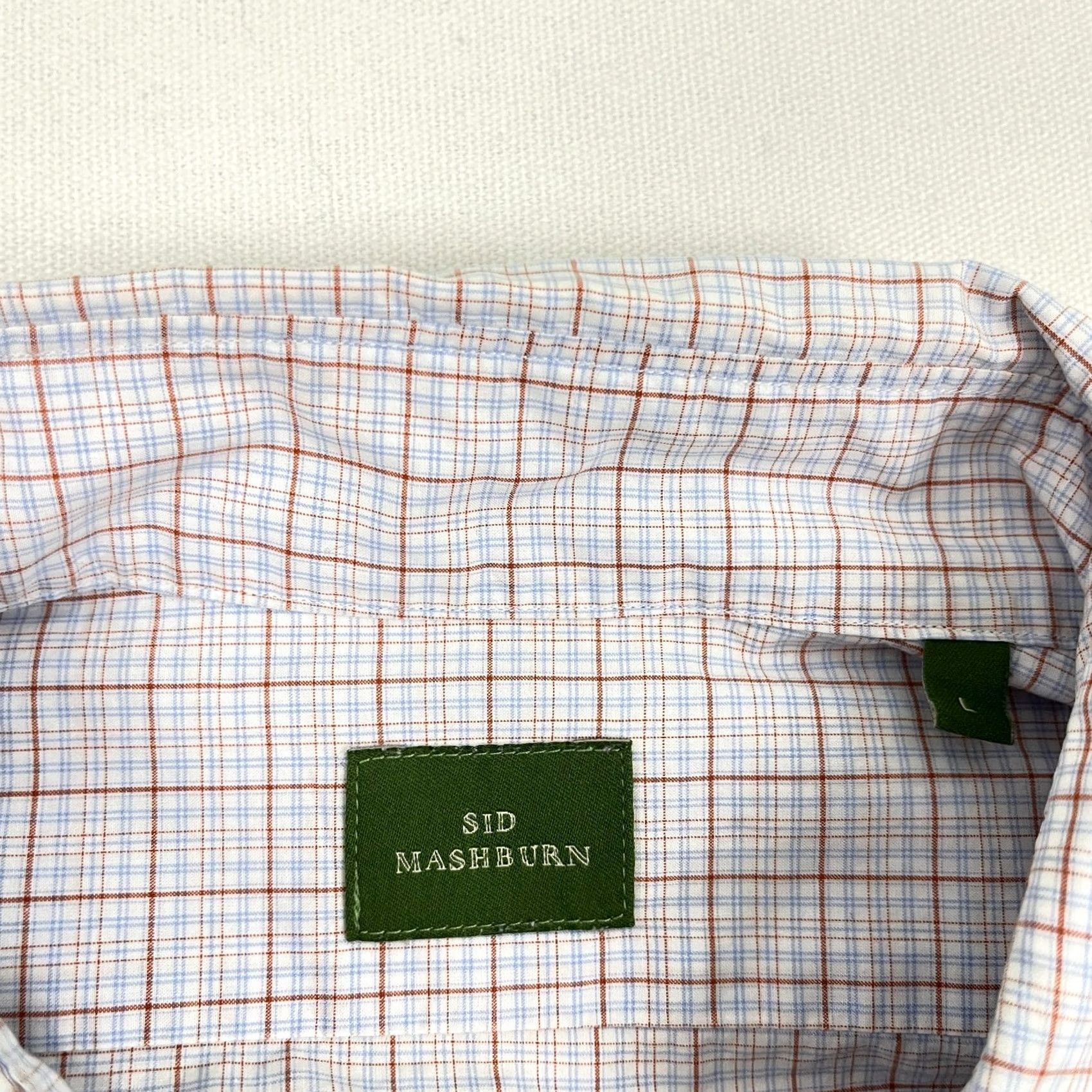 Sid Mashburn Sid Mashburn Shirt Mens L Multicolor Plaid Button-Up Casual Luxe Dress Knit? No Size US L / EU 52-54 / 3 - 2 Thumbnail