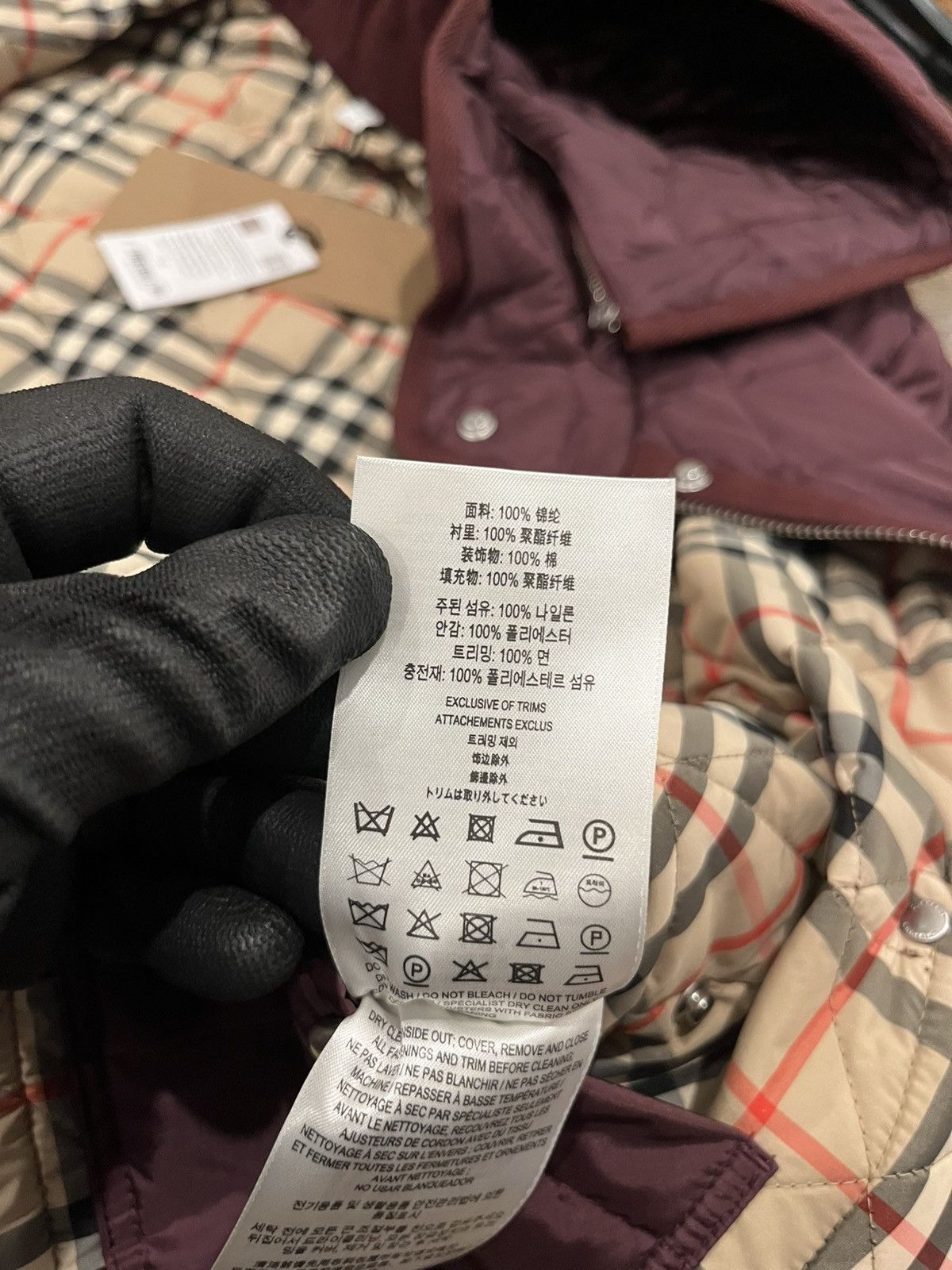 Burberry Burberry Cropped Quilted Nylon Jacket Size L / US 10 / IT 46 - 20 Thumbnail