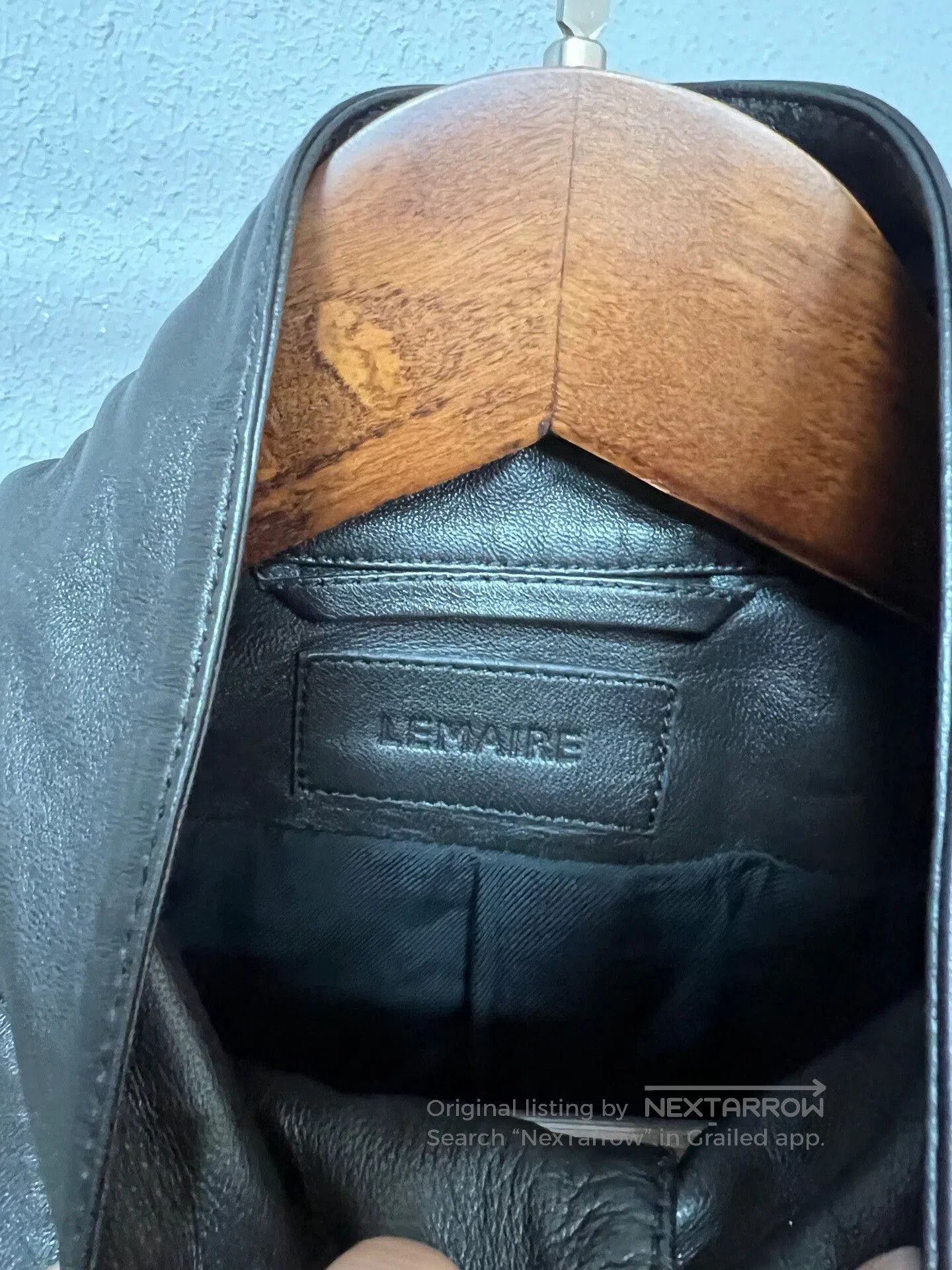 Lemaire Lemaire Stand Collar Leather Jacket. Size US M / EU 48-50 / 2 - 3 Thumbnail