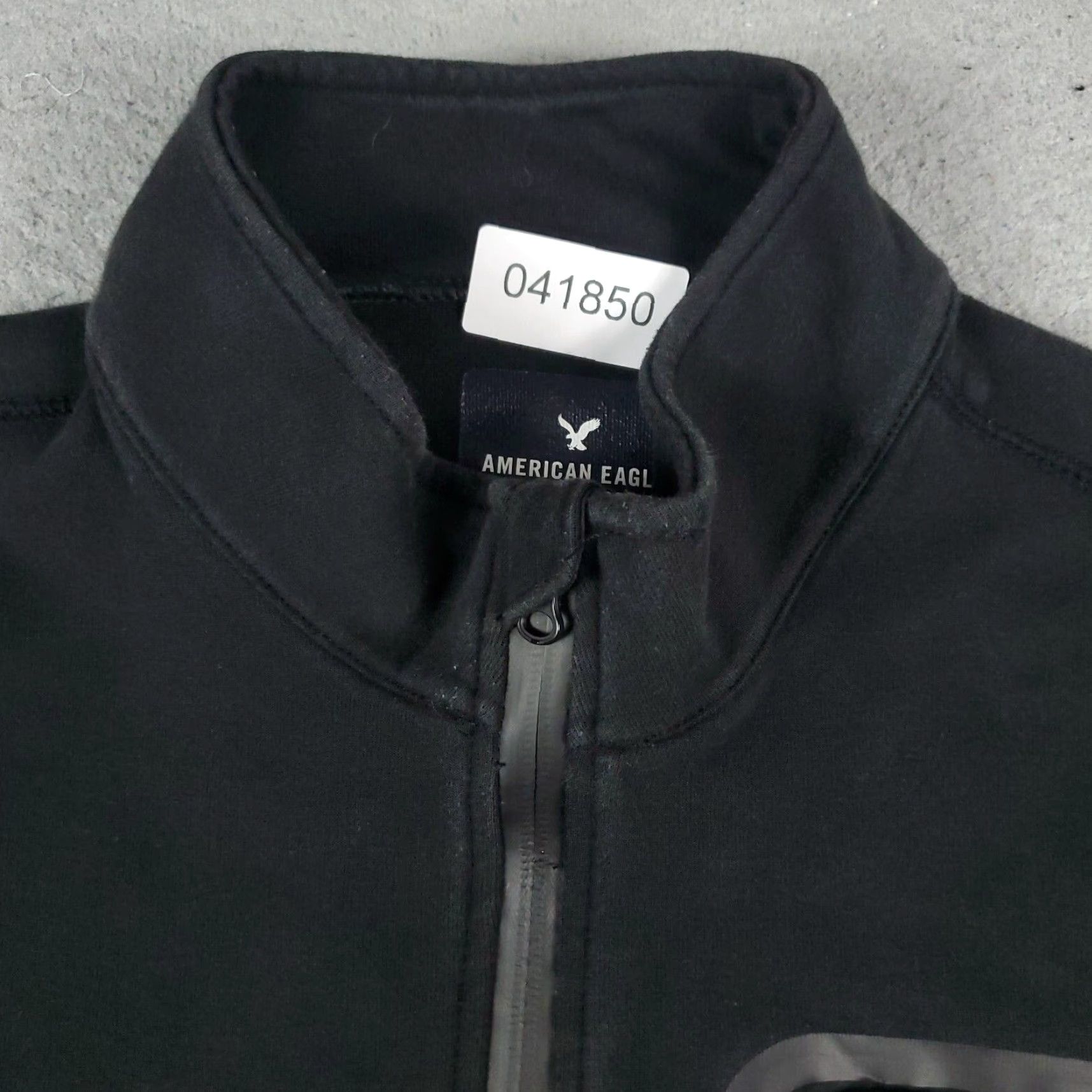 American Eagle Outfitters American Eagle Mens Large Black Sweater 1/4 Zip Up Pullover Sweatshirt Size US L / EU 52-54 / 3 - 2 Thumbnail