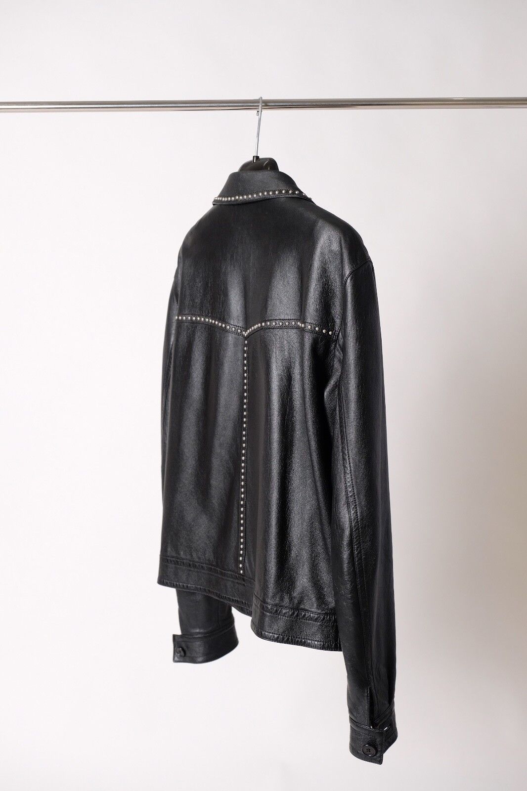 Saint Laurent Paris saint laurent paris studded black leather jacket stud biker Size US M / EU 48-50 / 2 - 7 Thumbnail