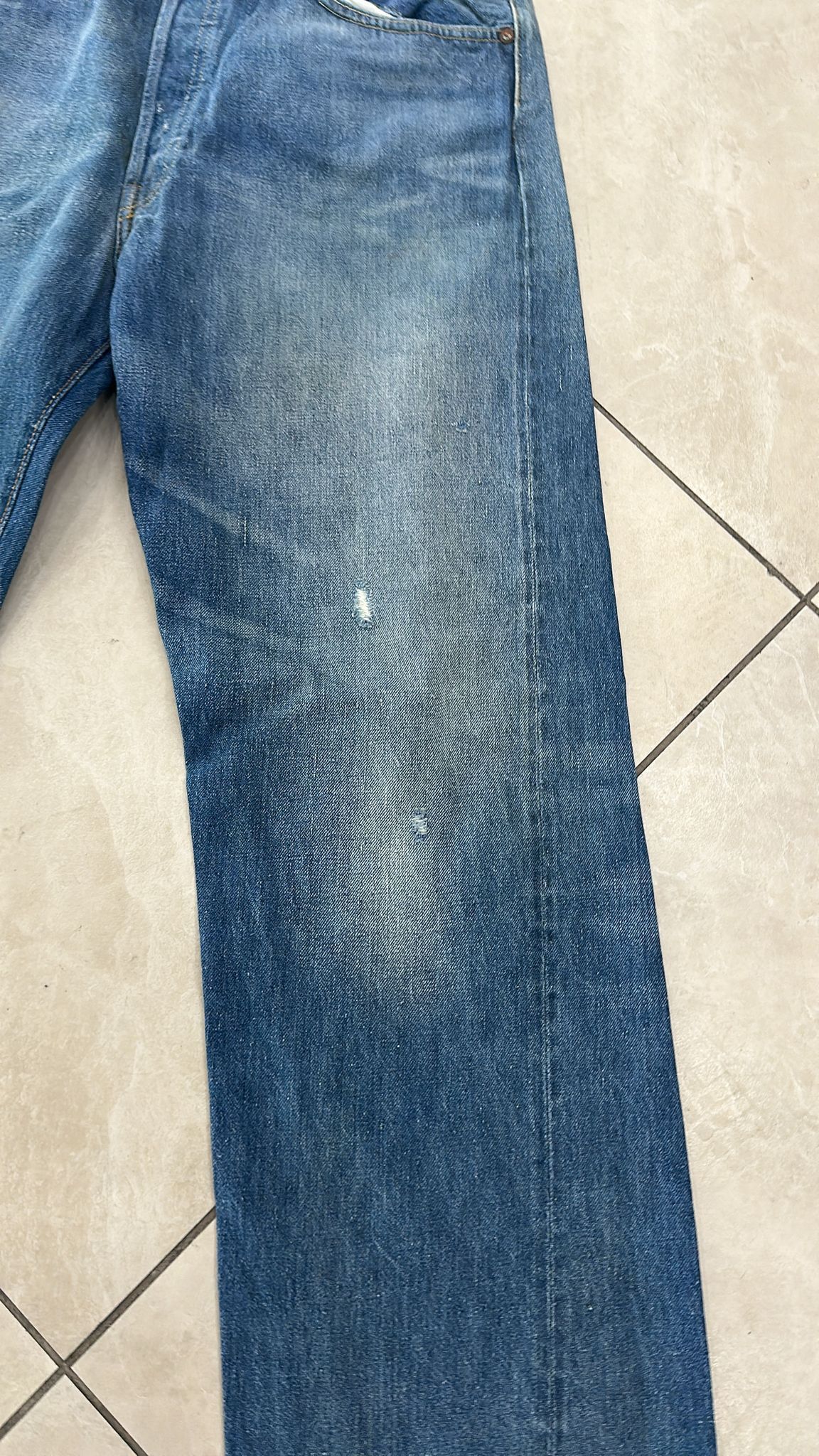 Levi's Vintage Clothing LVC Levi's Vintage Clothing 1955 501XX BigE Selvedge Jeans Size US 34 / EU 50 - 4 Thumbnail