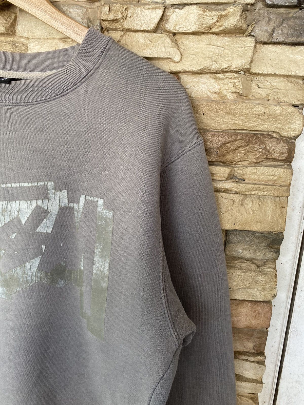 Stussy Rare Vintage Stussy Spellout Logo Sweatshirt Faded Size US M / EU 48-50 / 2 - 9 Thumbnail