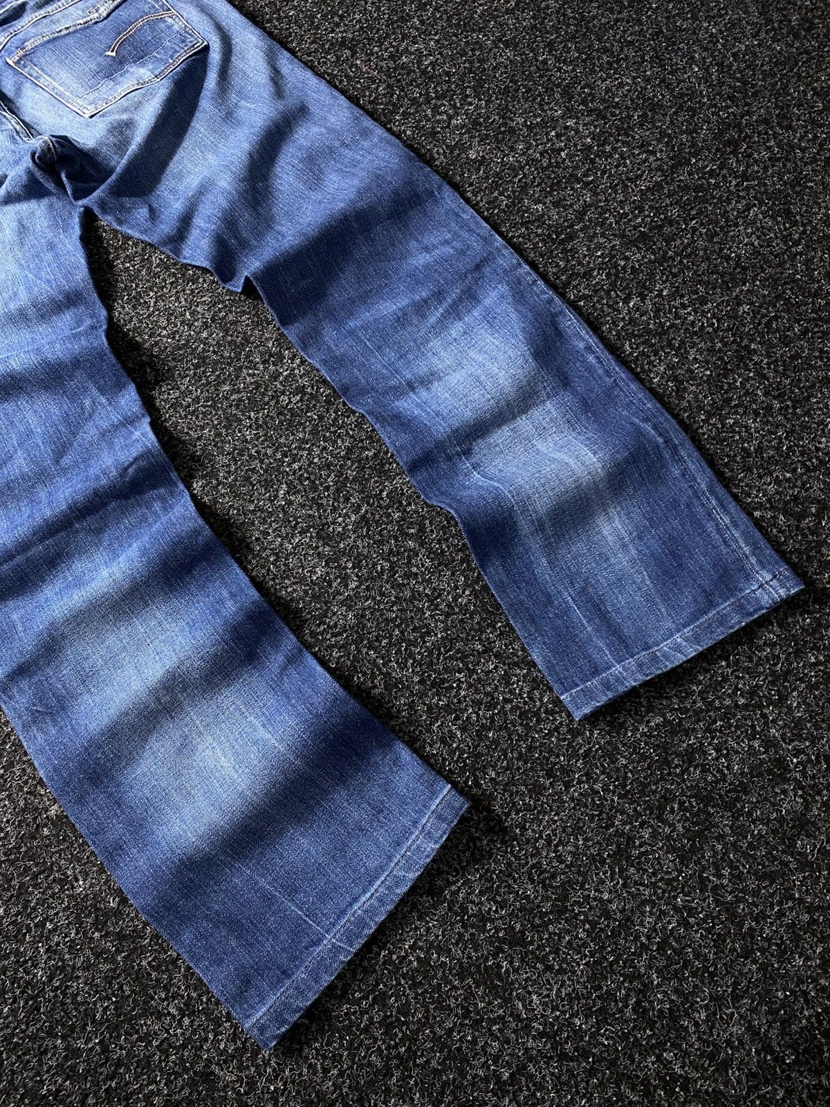 G-Star Vintage G Star RAW Flare Wide Leg Faded Wash Denim Size 31" - 10 Thumbnail
