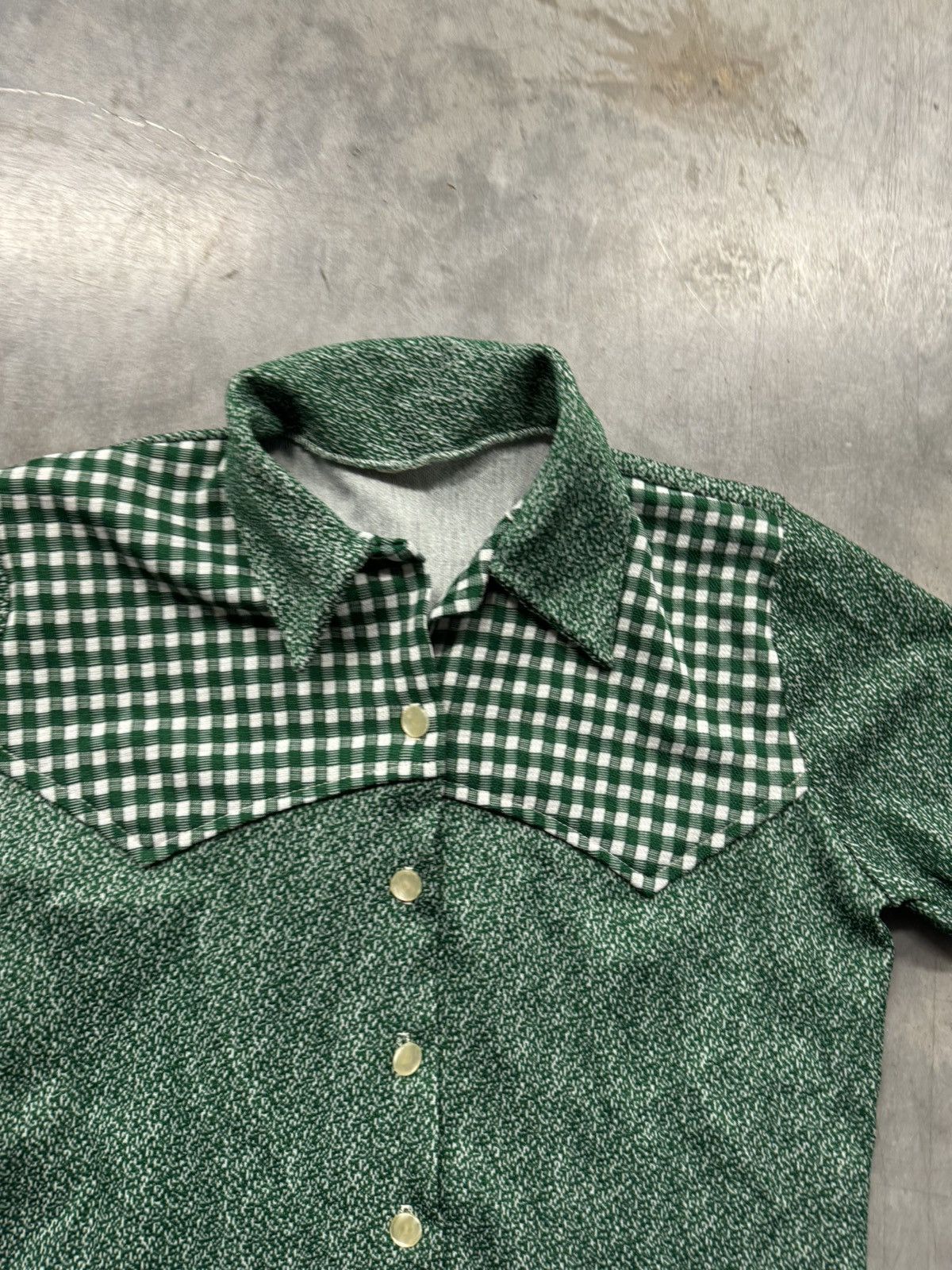 Vintage Vintage 70s Contrast Pattern Western Button Up Size US S / EU 44-46 / 1 - 2 Thumbnail