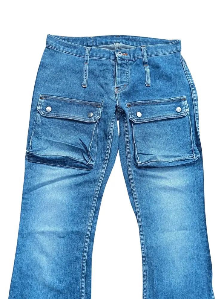 Hysteric Glamour VINTAGE FLARAD HYSTERIC GLAMOUR BUSH DENIM RARE!!!HOt Size US 30 / EU 46 - 4 Thumbnail