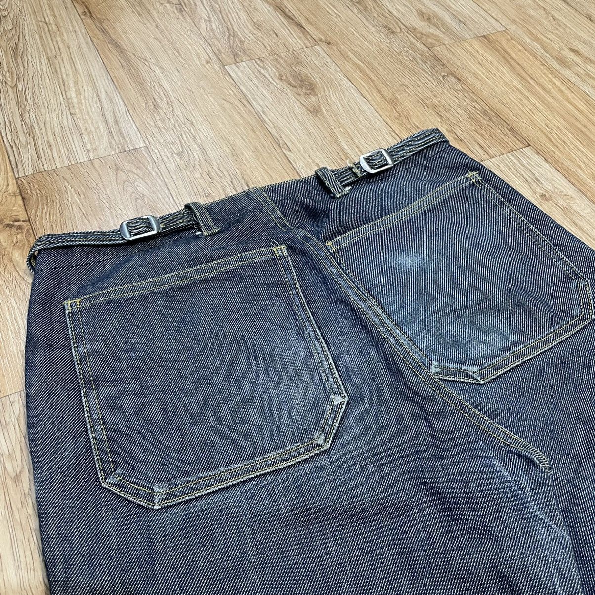 Issey Miyake Zucca Wide Leg Raw Indigo Denim Pants Size S Size US 29 - 6 Thumbnail