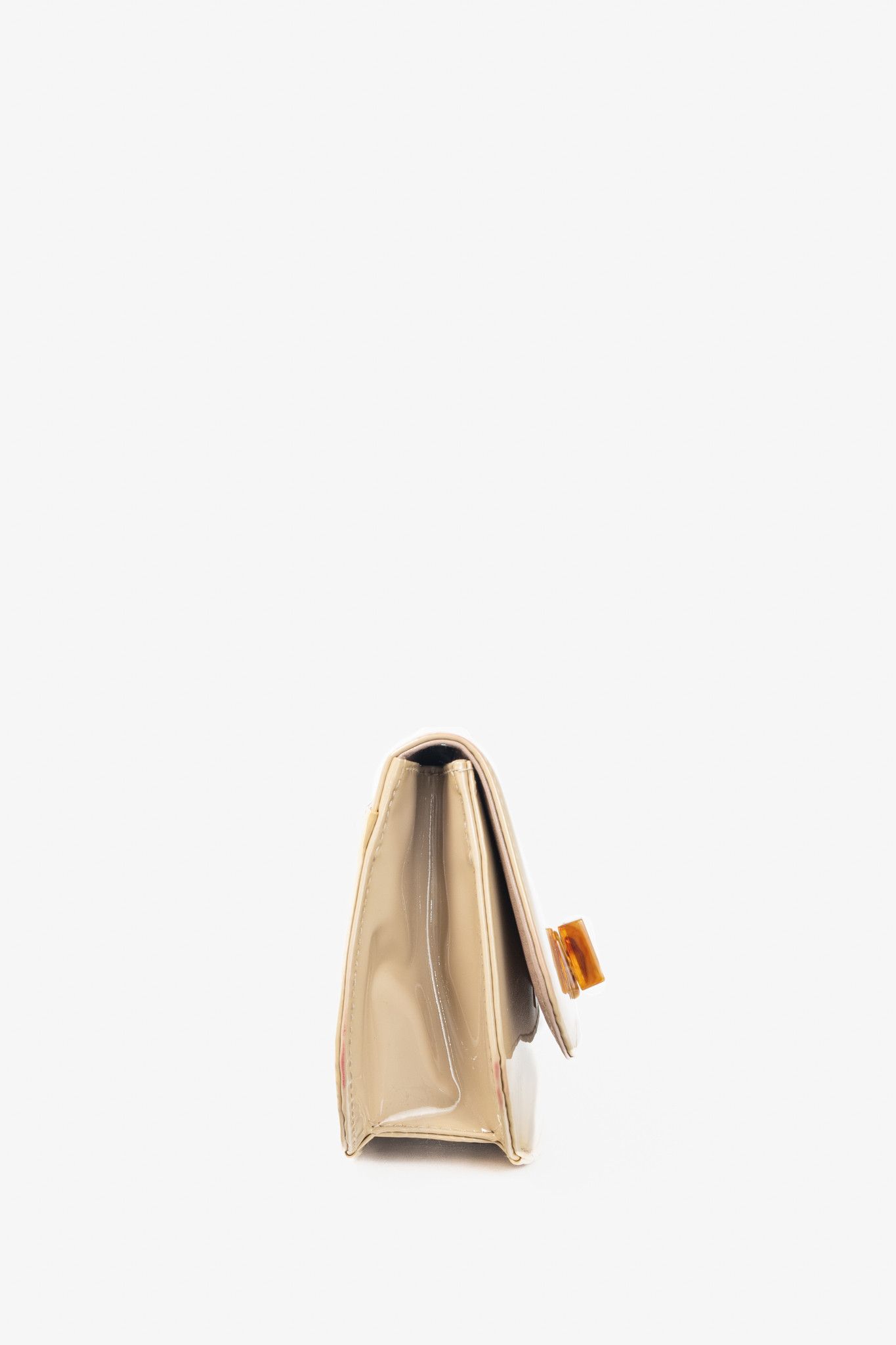 Prada Prada Cammeo Vernice Leather Oversized Clutch Size ONE SIZE - 3 Thumbnail