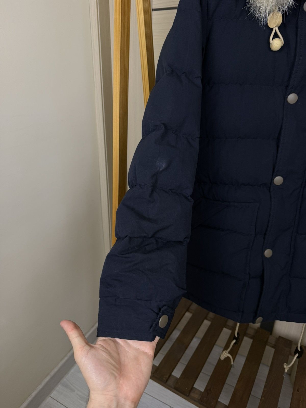 Nigel Cabourn Nigel Cabourn Down Filled Fur Hooded Puffer Jacket Size US L / EU 52-54 / 3 - 3 Thumbnail