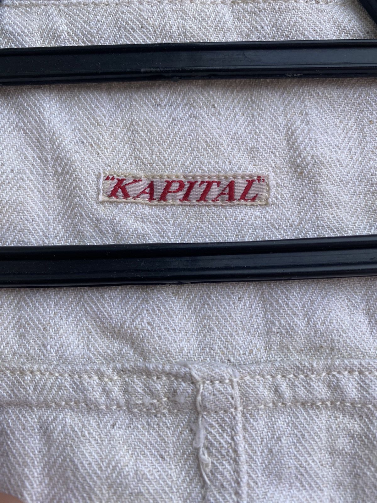 Vintage Rare KAPITAL japan button up hbt cotton vest jacket Size US M / EU 48-50 / 2 - 8 Thumbnail