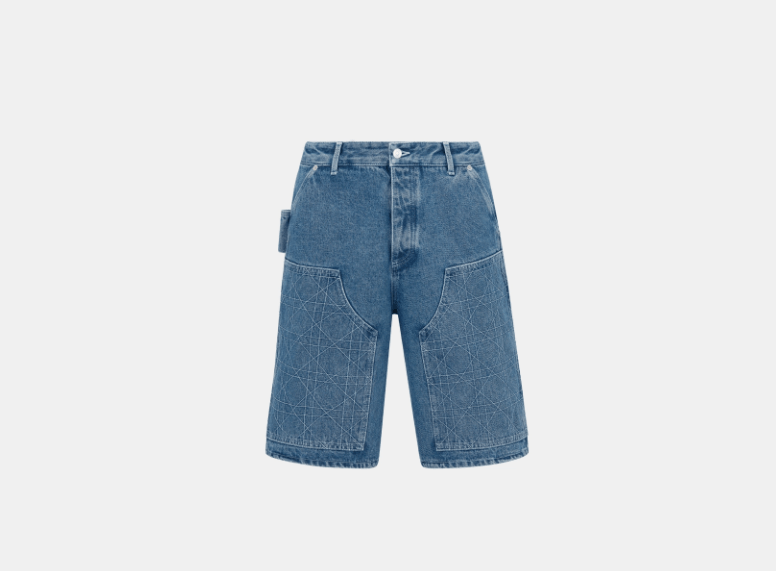 Dior o1w1db11225 493D19 Bermuda Short in Blue Size US 30 / EU 46 - 1 Thumbnail