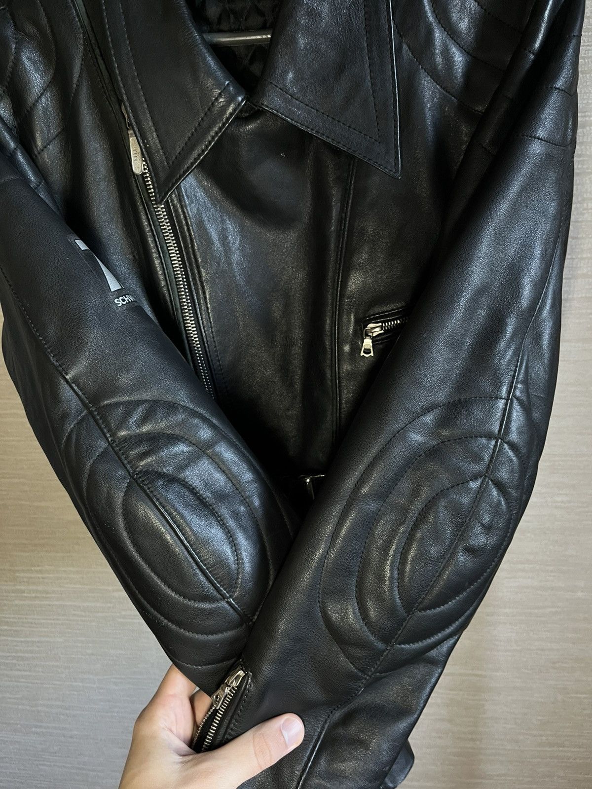 Other Vintage Schwabenleder Leather Moto Jacket Size US S / EU 44-46 / 1 - 6 Thumbnail