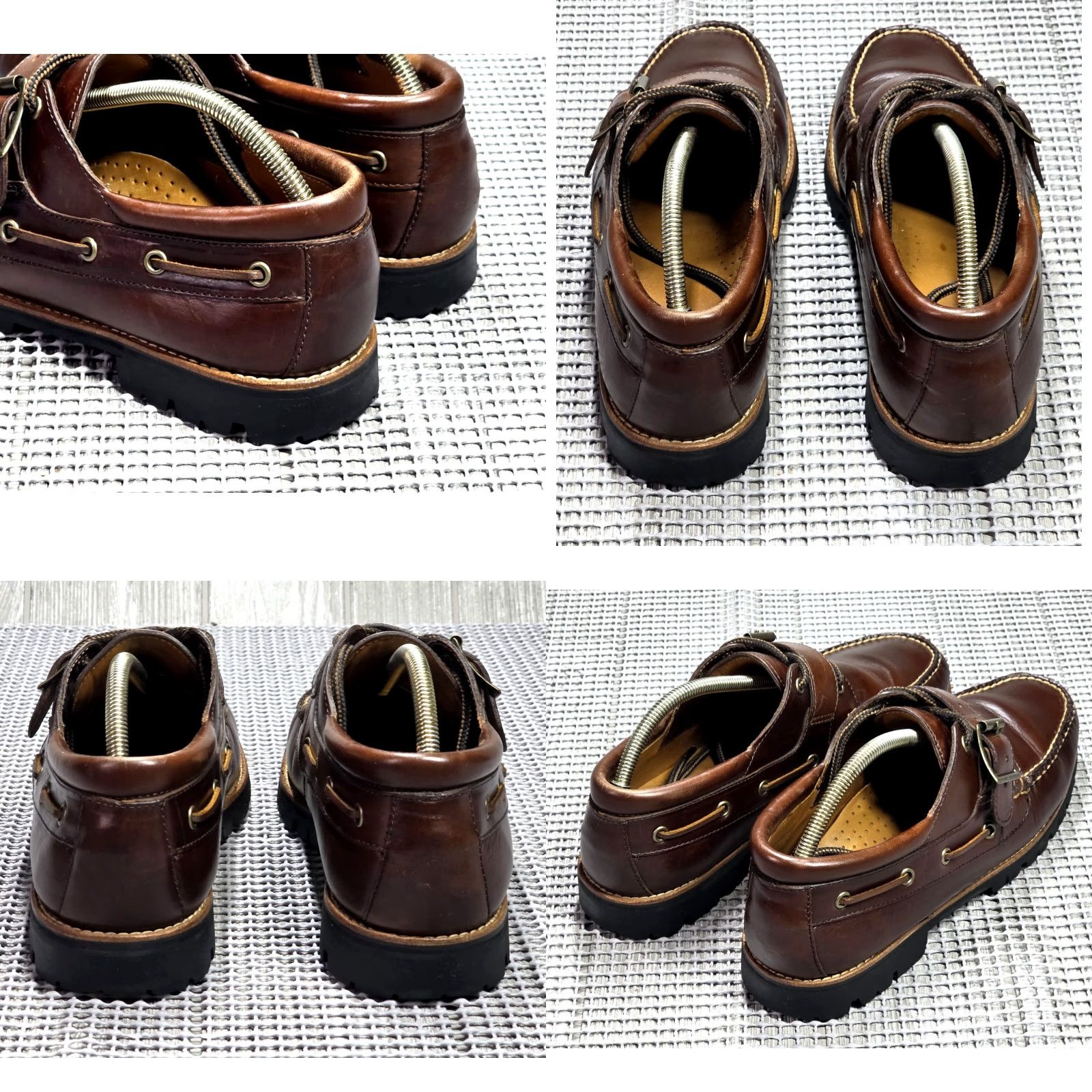 J.Crew J.CREW Hampshire Leather Dark Burgundy Buckle Derby Loafer Sz 10 Vibram Sole Leather Upper Leather Lining Dress Mens Shoes Size US 10 / EU 43 - 9 Thumbnail