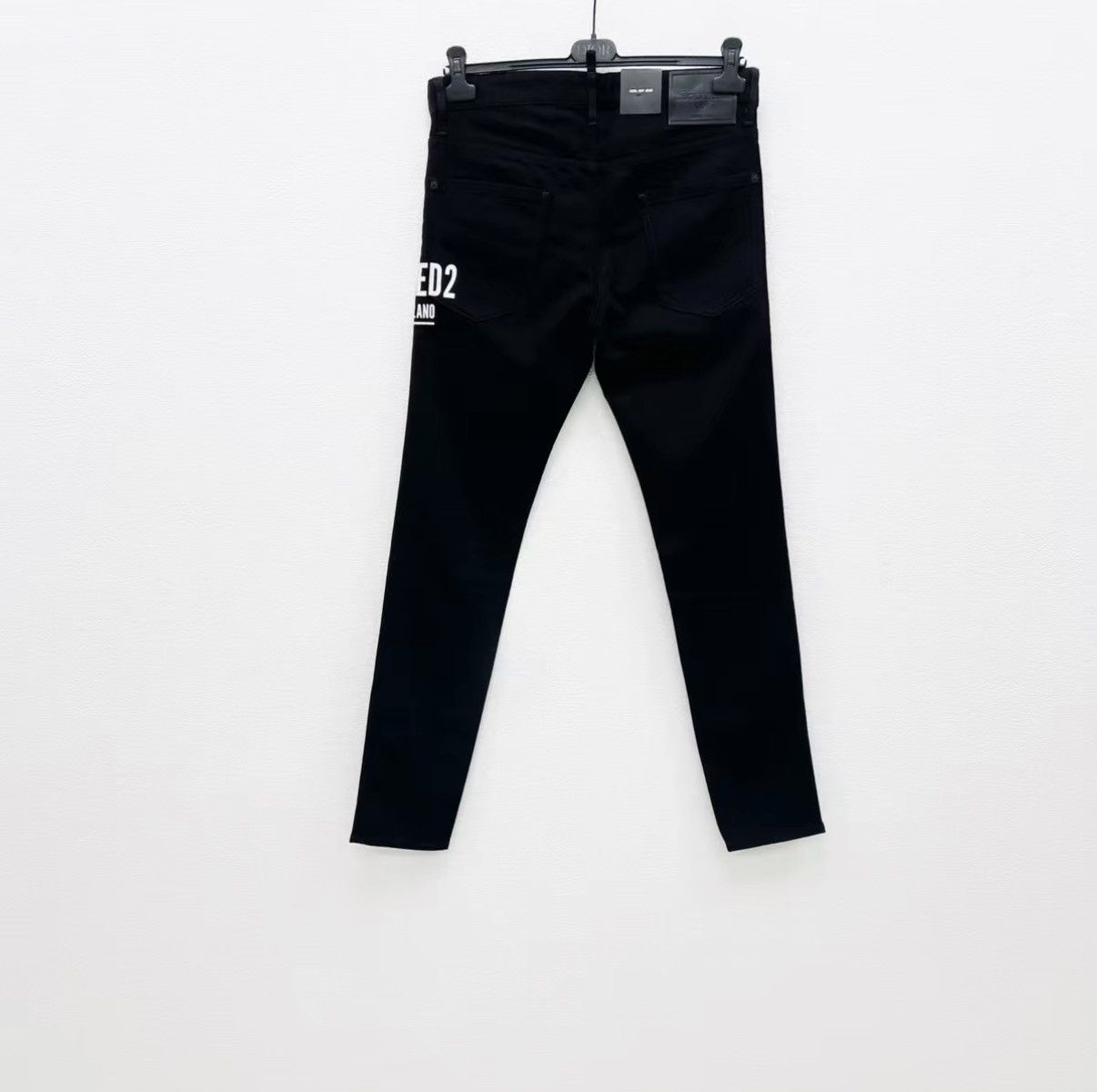Dsquared2 DSQUARED2 (D2) Stretch Black Slim Jeans J30 Size US 28 / EU 44 - 4 Thumbnail