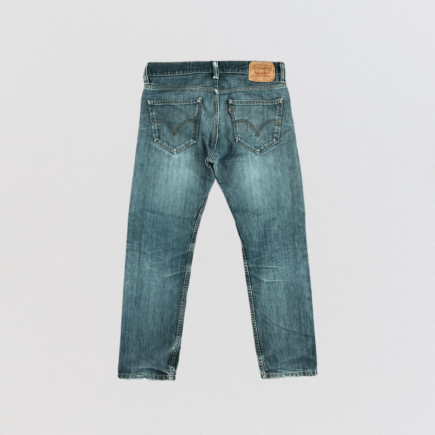 Levi's × Vintage Vintage Blue Wash Levis 521 Jeans-JM2867 Size US 33 - 2 Thumbnail