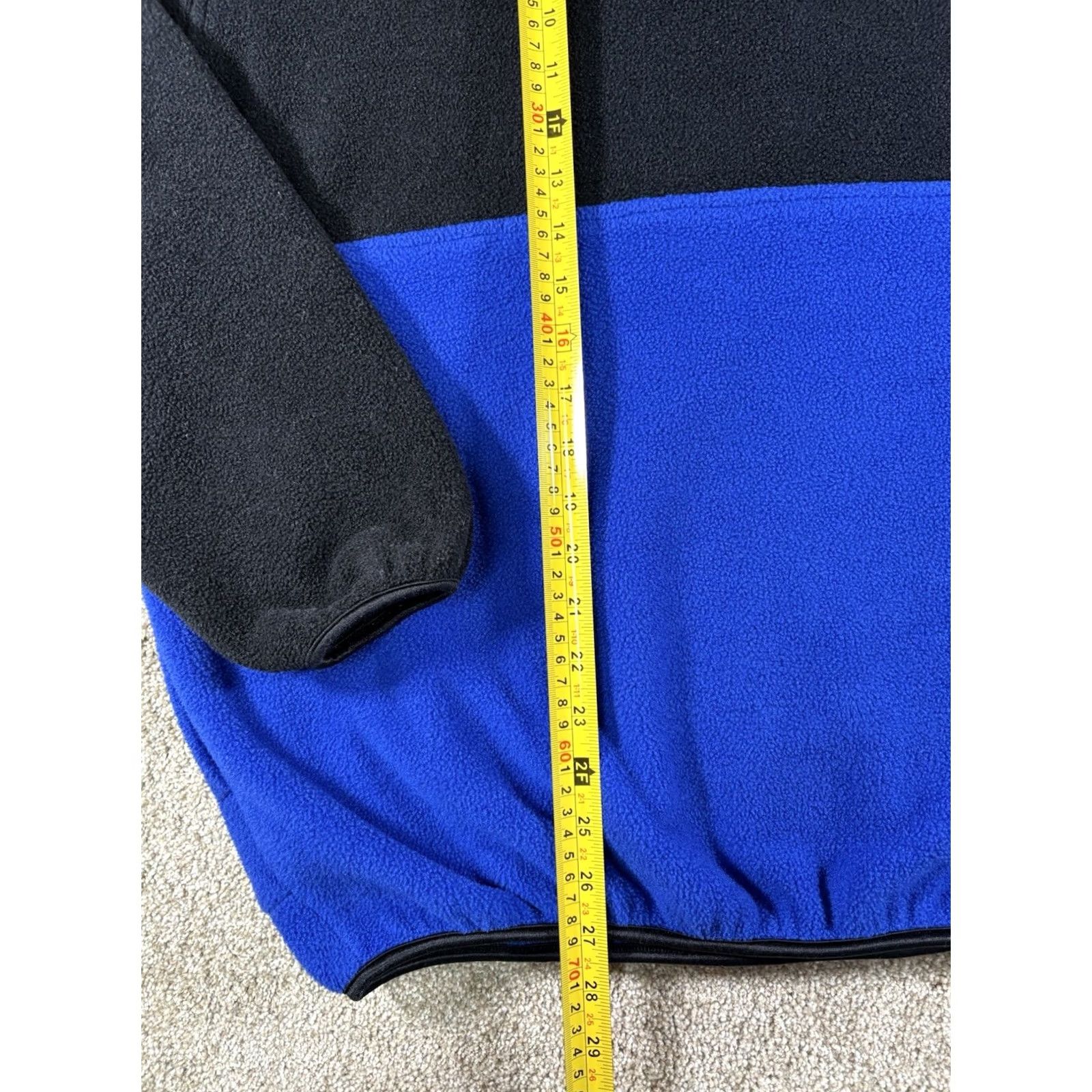 Vintage VINTAGE REI Fleece Quarter Zip Sweater Blue & Black Mens Large Hiking Outdoors Shirt Size US L / EU 52-54 / 3 - 4 Thumbnail