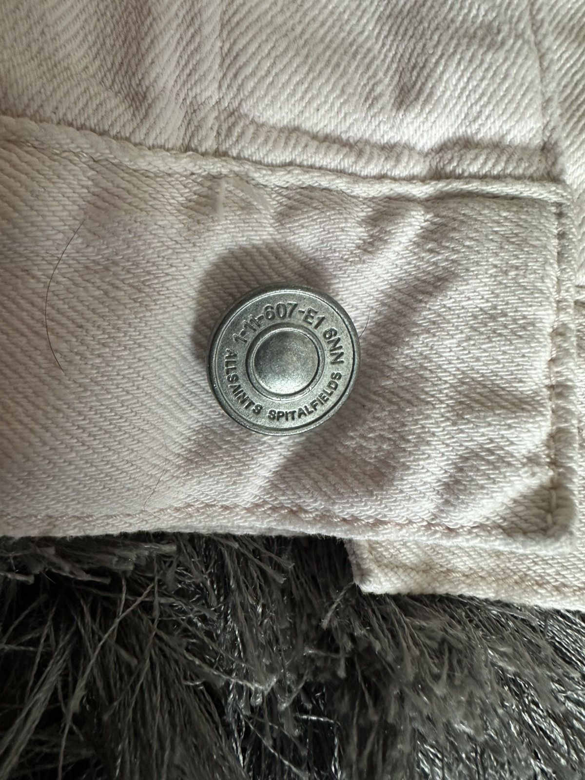 Allsaints **RARE** Allsaints 2019 White Jalna Denim Jacket Size US S / EU 44-46 / 1 - 6 Thumbnail