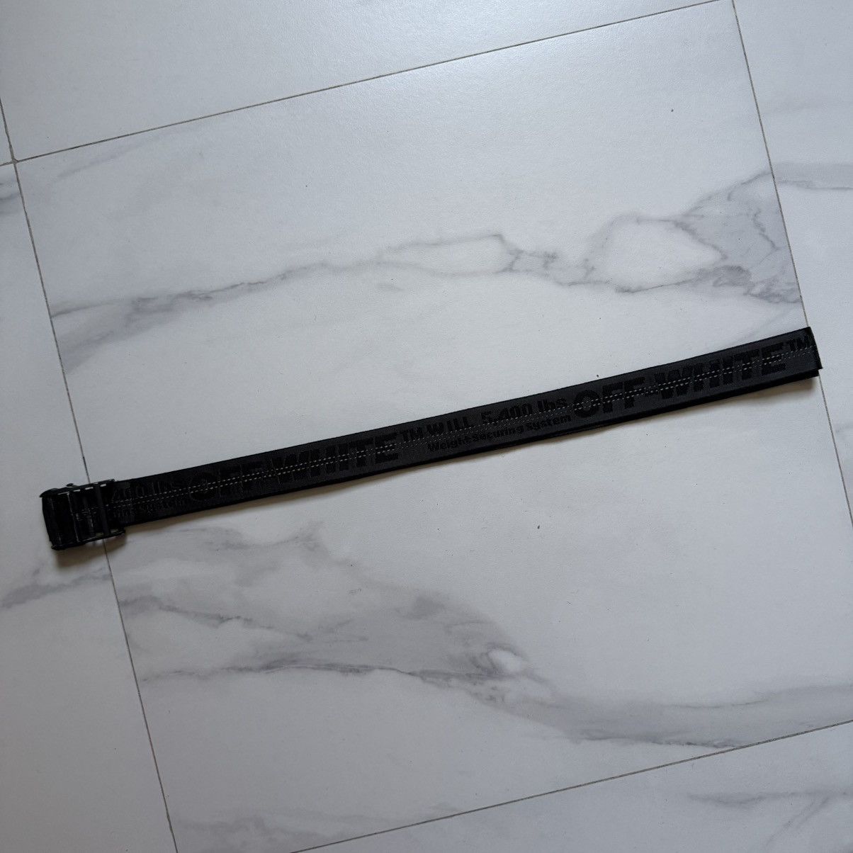Off-White Off-White Industrial Belt SS19 Black Size ONE SIZE - 3 Thumbnail